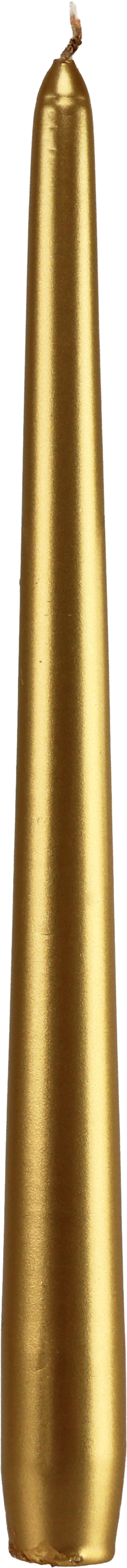WIEDEMANN Tafelkerze, gold, 300/25 mm