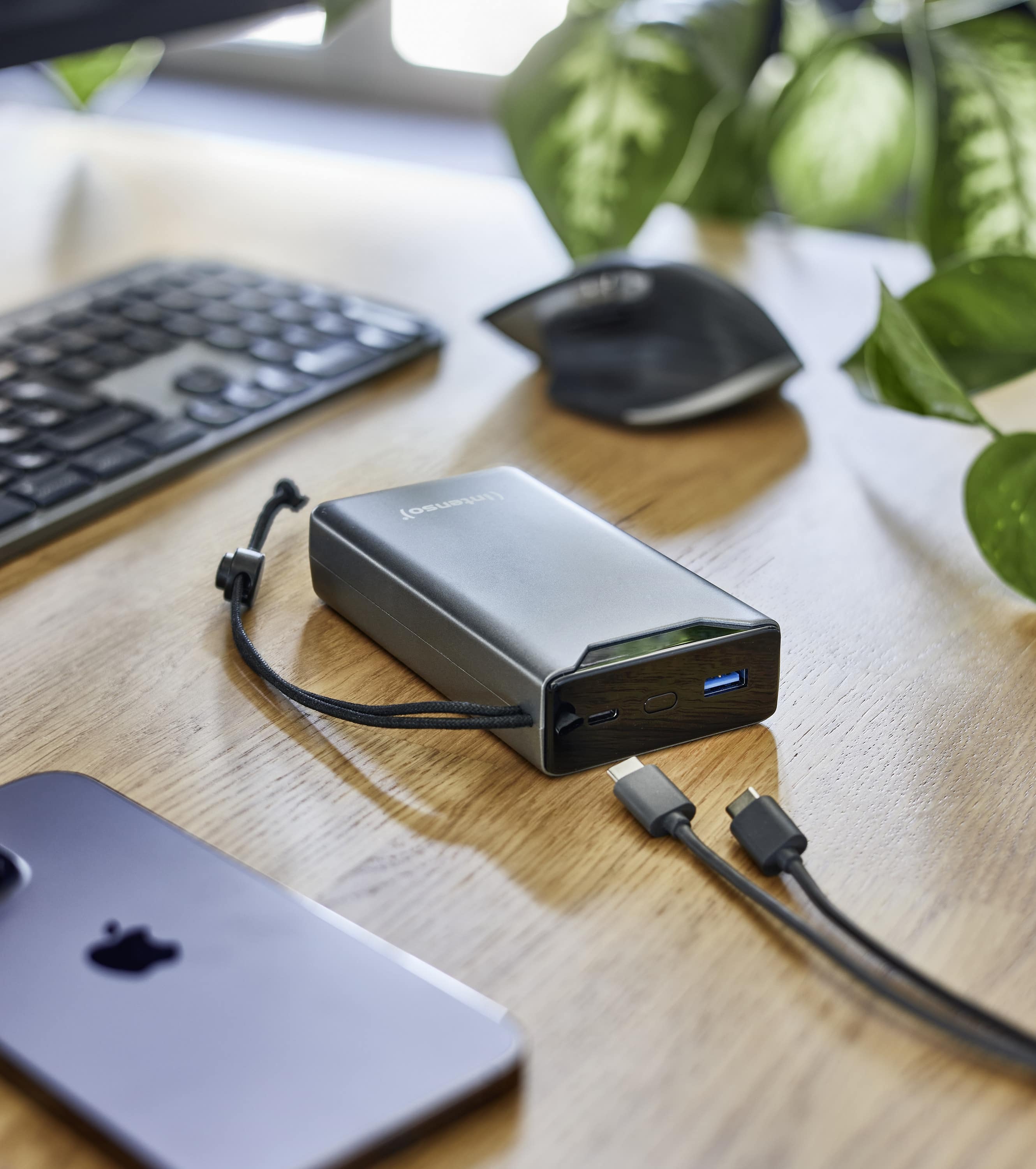 INTENSO USB Powerbank 7332054, F20000, 20.000mAh, 20 W, grau INTENSO USB Powerbank 7332054, F20000, 20.000mAh, 20 W, grau