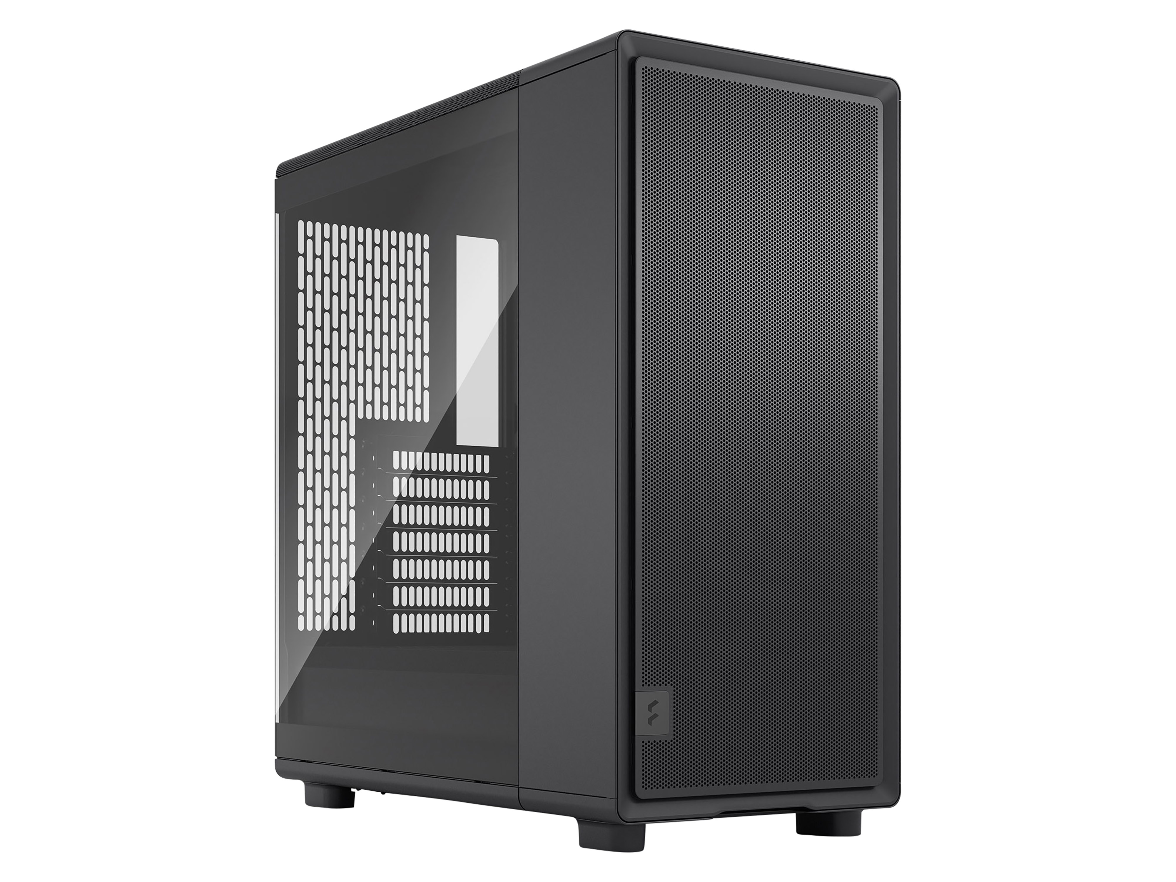 FRACTAL Midi Tower Design Epoch Black TG Light Tint
