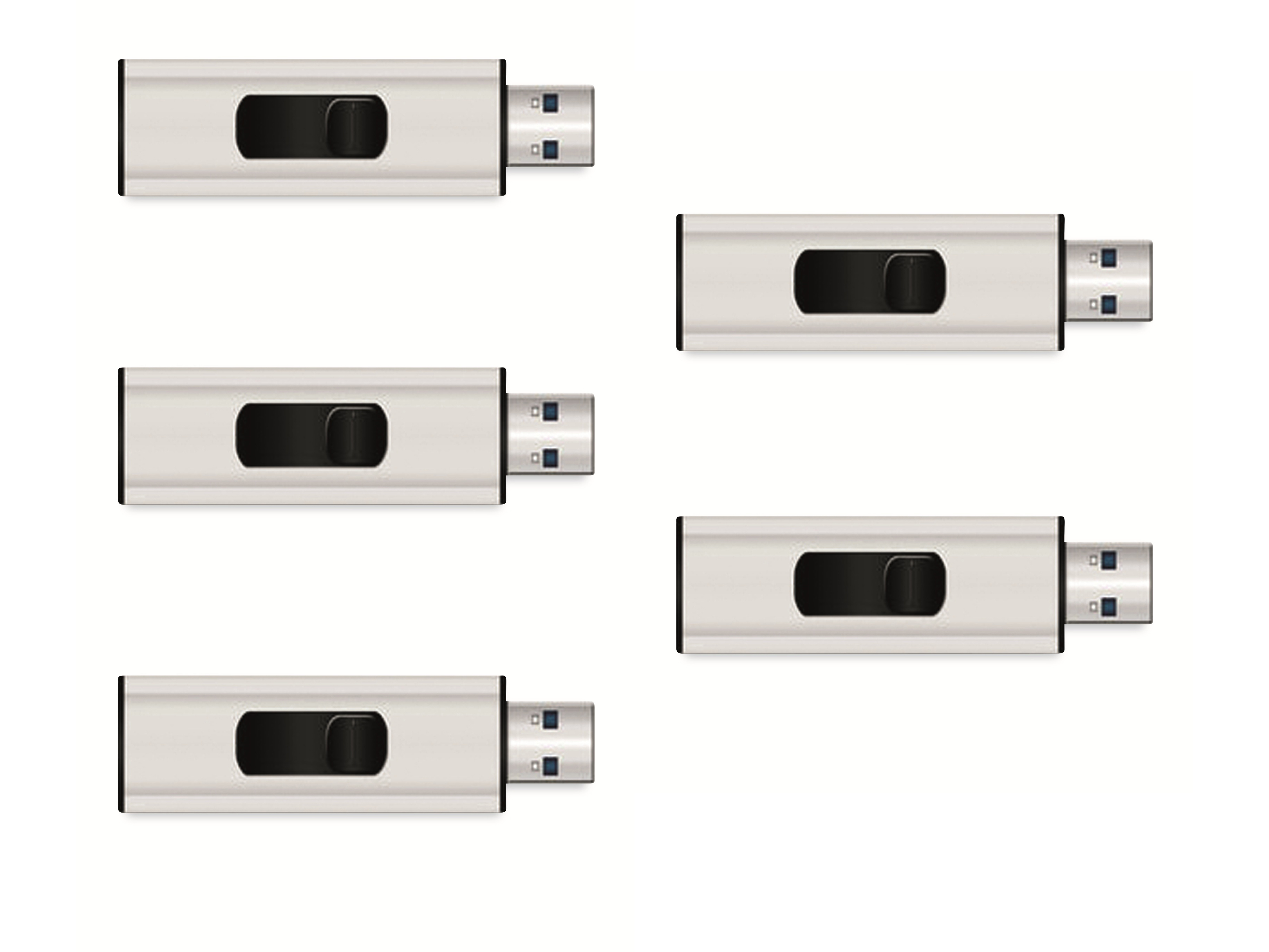 MEDIARANGE USB-Stick MR917, USB 3.0, 64 GB 5er Pack