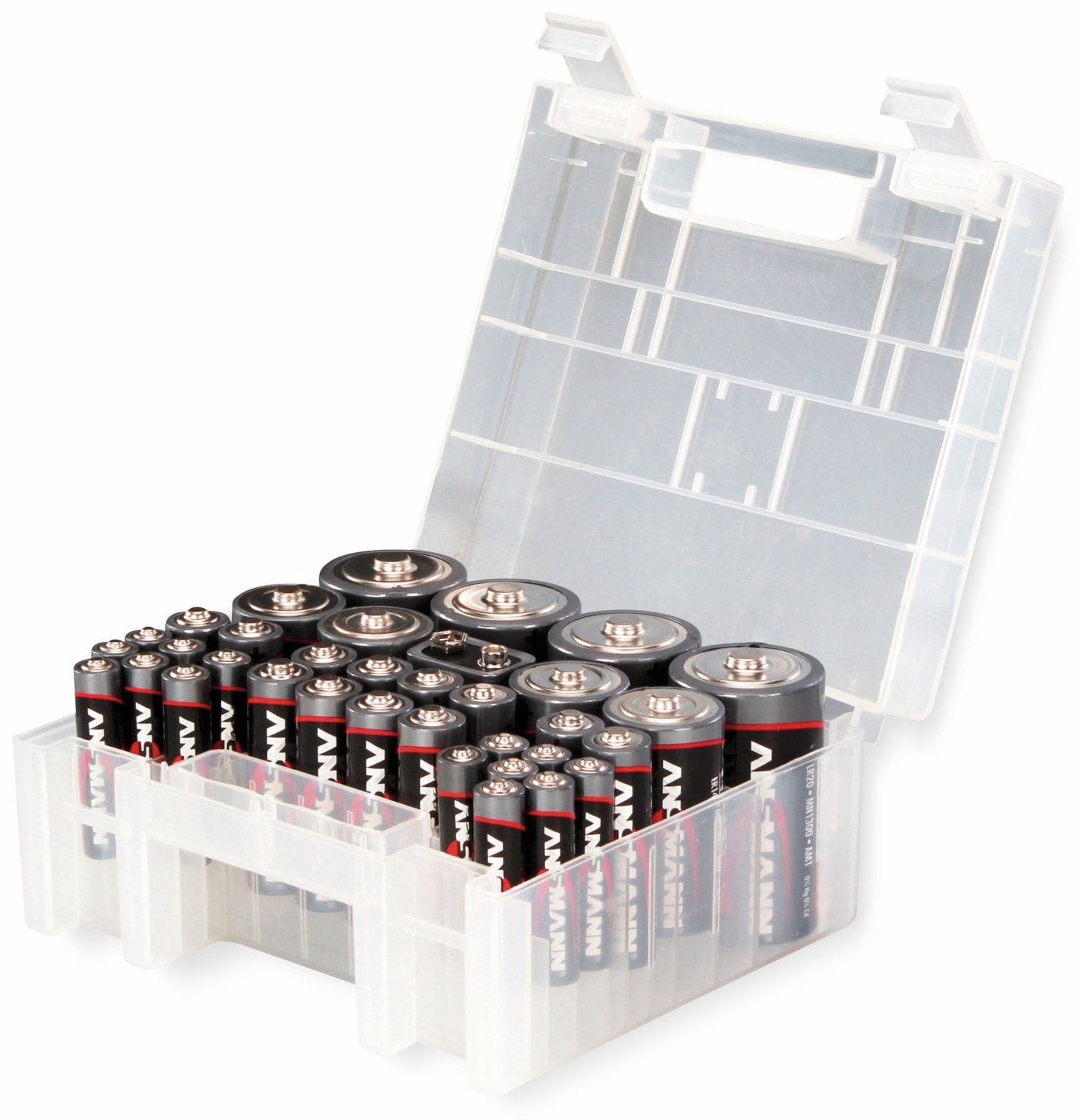 ANSMANN Batteriebox 35 inkl. Alkaline-Batterien Sortiment