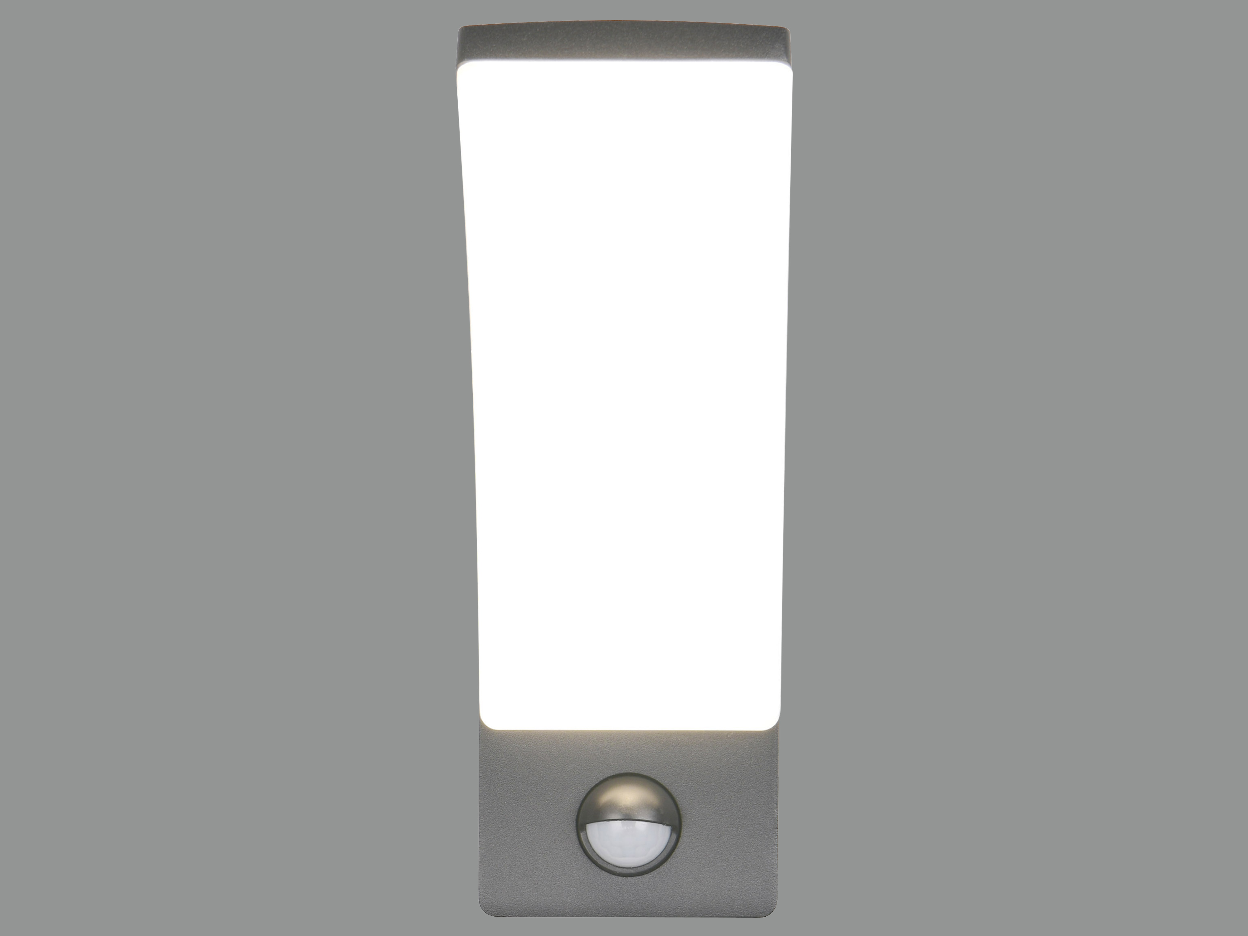 REALITY LED-Wandleuchte Beja R23359142, mit Bewegungssensor, 12,5W, 4000K, 1650lm, neutalweiß, IP44, Anthrazit