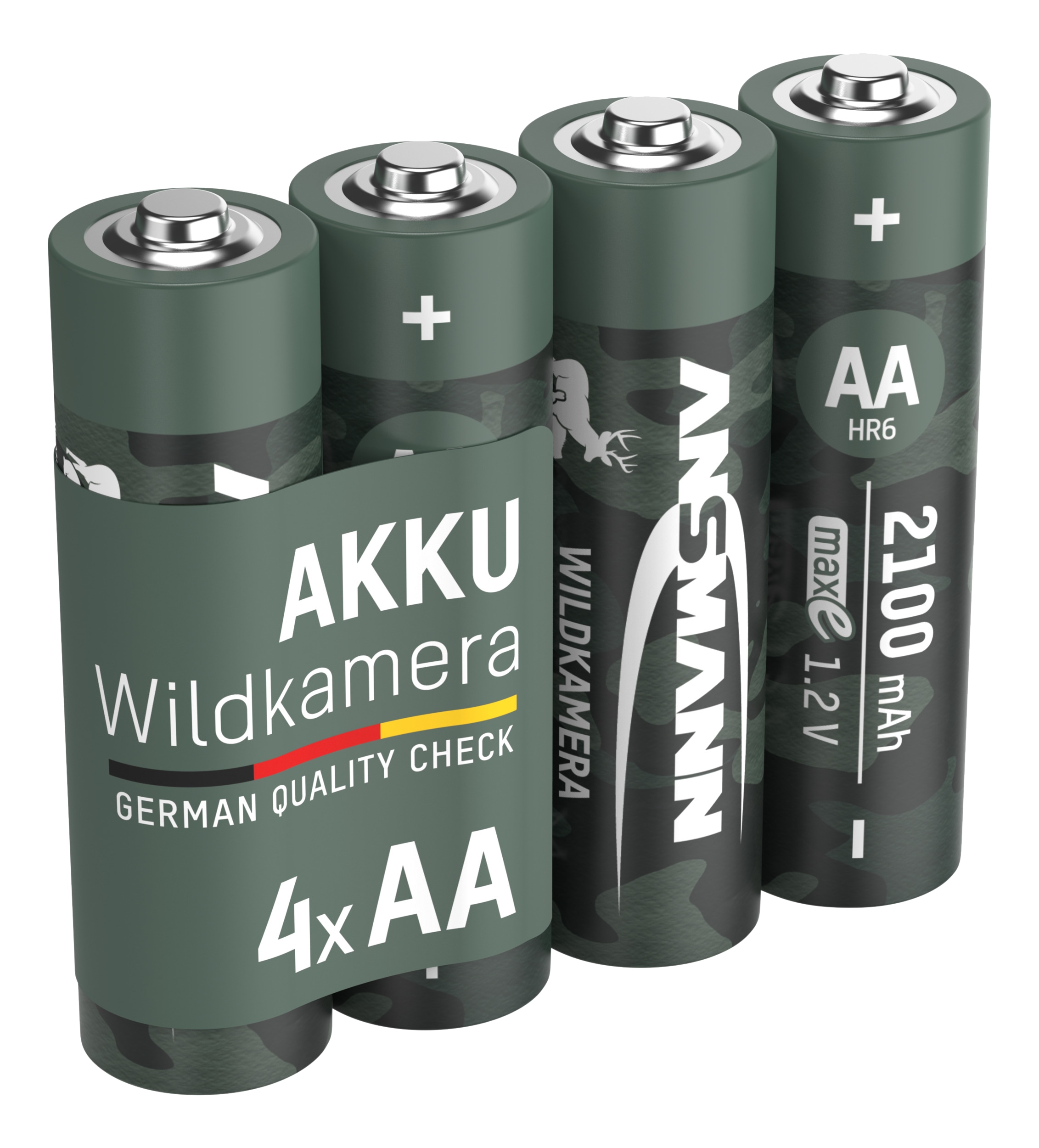 ANSMANN Akku Mignon AA Typ 2100, für Wildkamera, 4 Stück ANSMANN Akku Mignon AA Typ 2100, für Wildkamera, 4 Stück