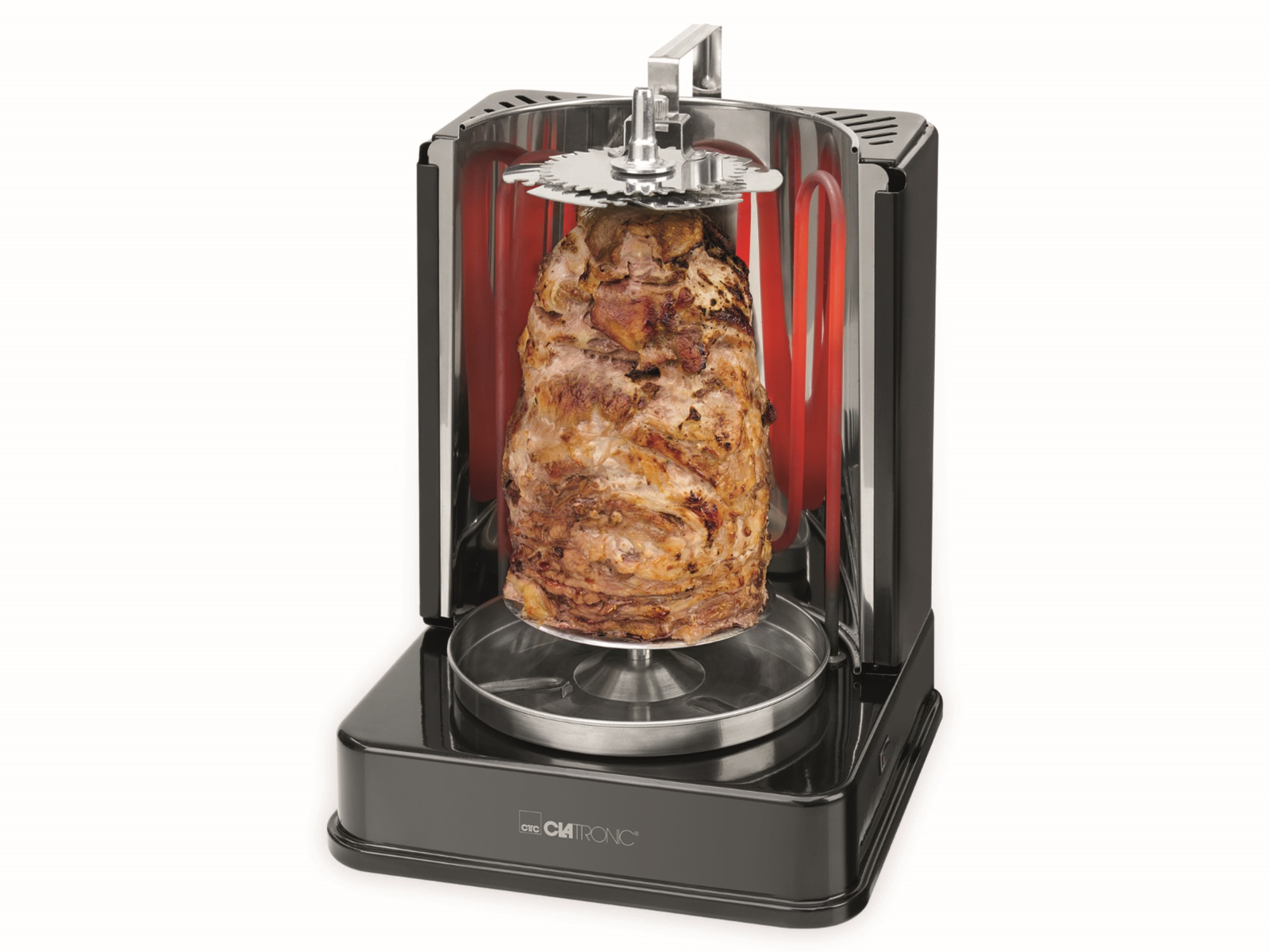 CLATRONIC Döner-Vertikal-Multigrill DVG 3686, 1400 W, schwarz