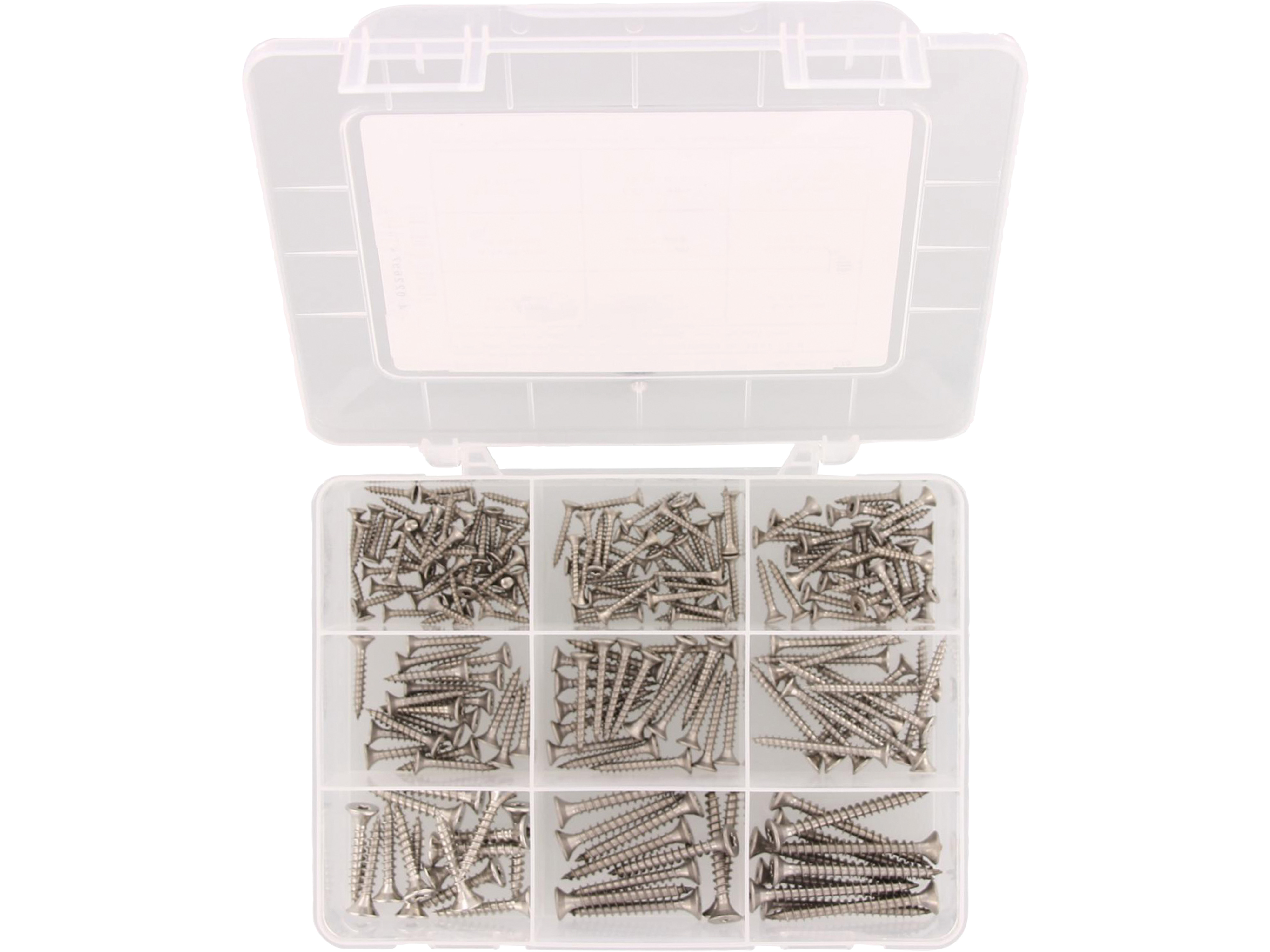 MARINETECH Sortiment Spanplattenschrauben, 8152174110, Senkkopf, TX, A4, 3,0-5,0 mm, 210-teilig MARINETECH Sortiment Spanplattenschrauben, 8152174110, Senkkopf, TX, A4, 3,0-5,0 mm, 210-teilig