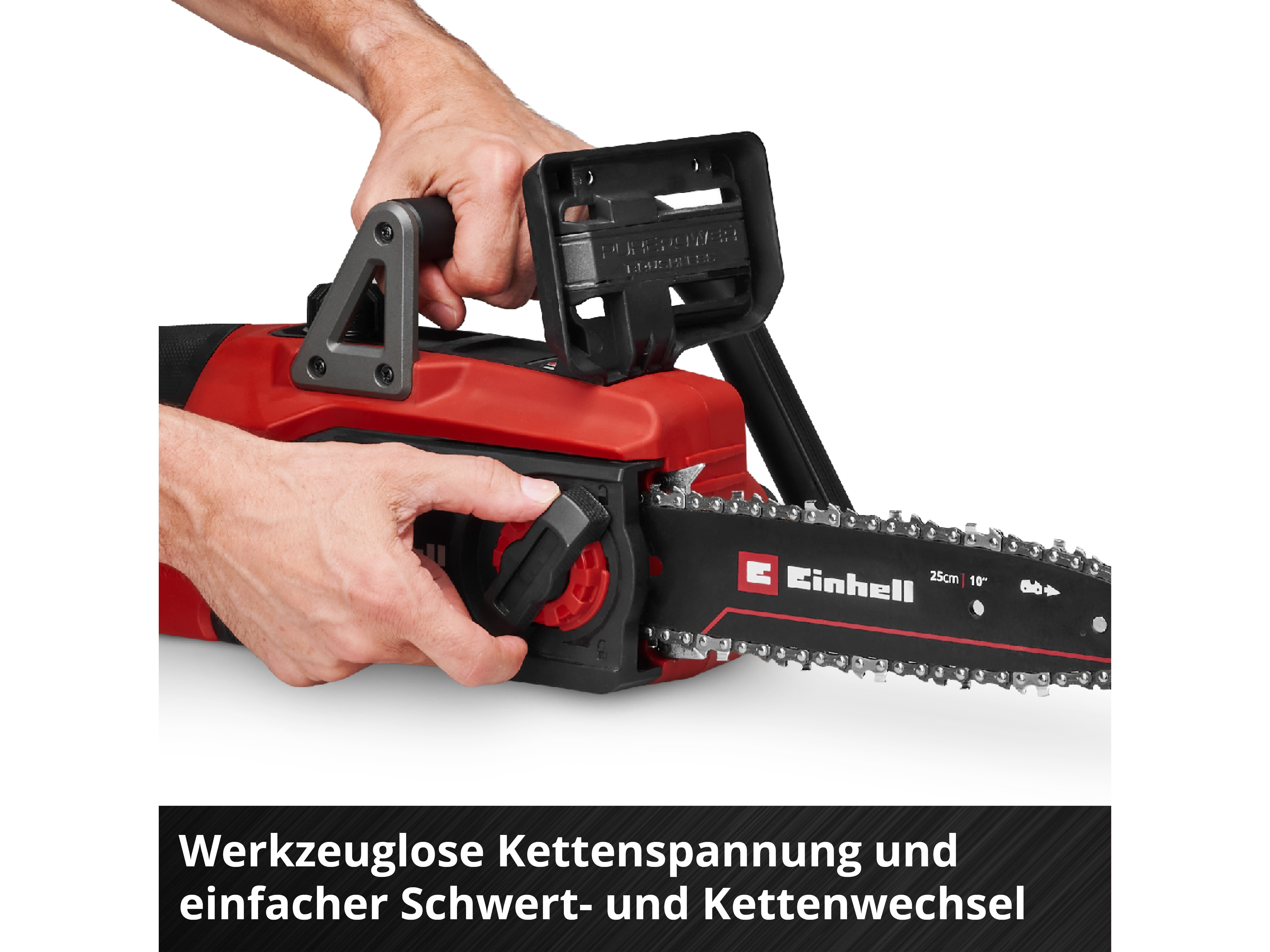EINHELL Akku-Kettensäge GE-LC 18/25 Li BL, 4600070, Solo