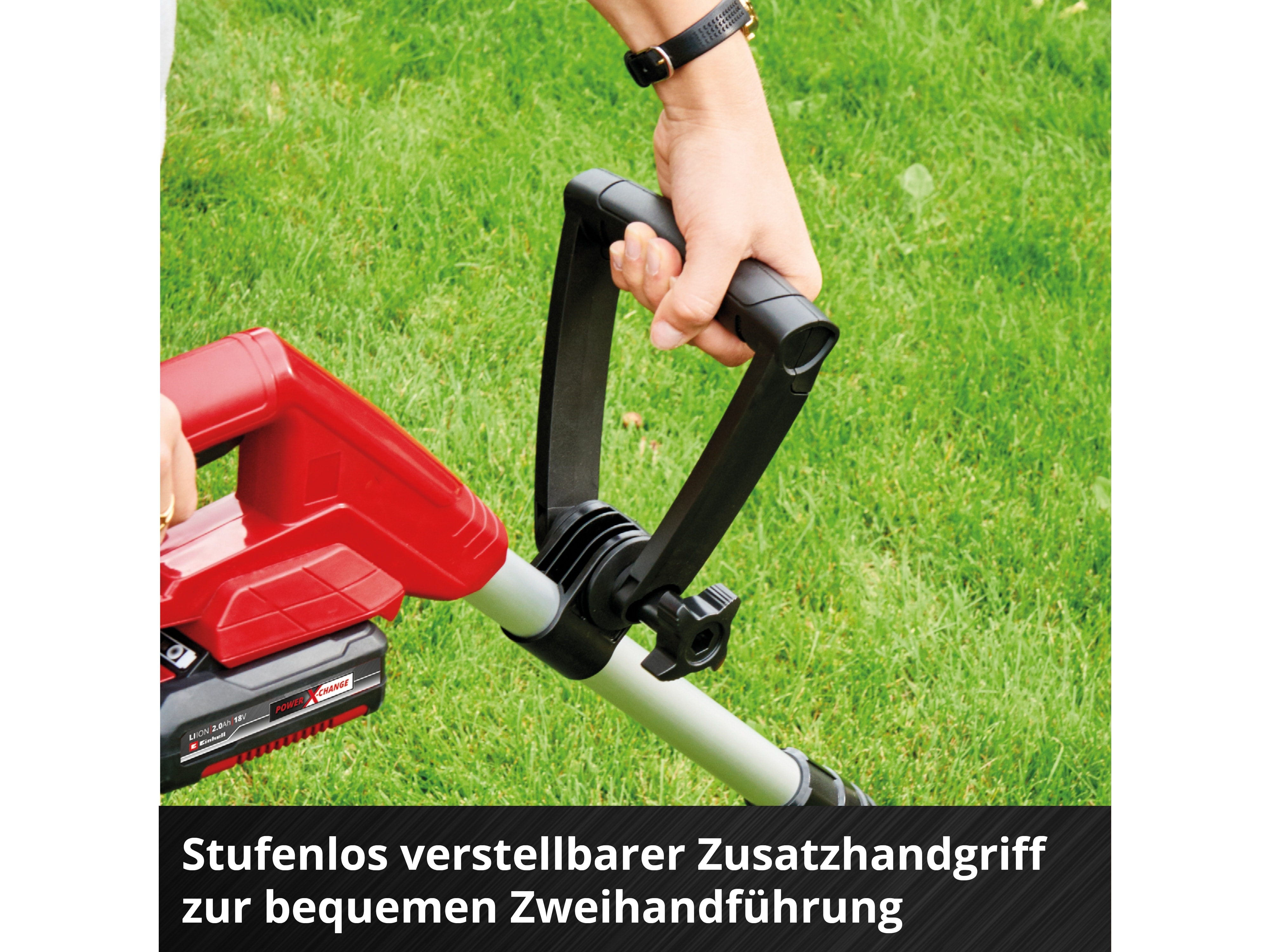 EINHELL Akku-Rasentrimmer GC-CT 18/24 Li mit 1x 2,0 Ah Akku