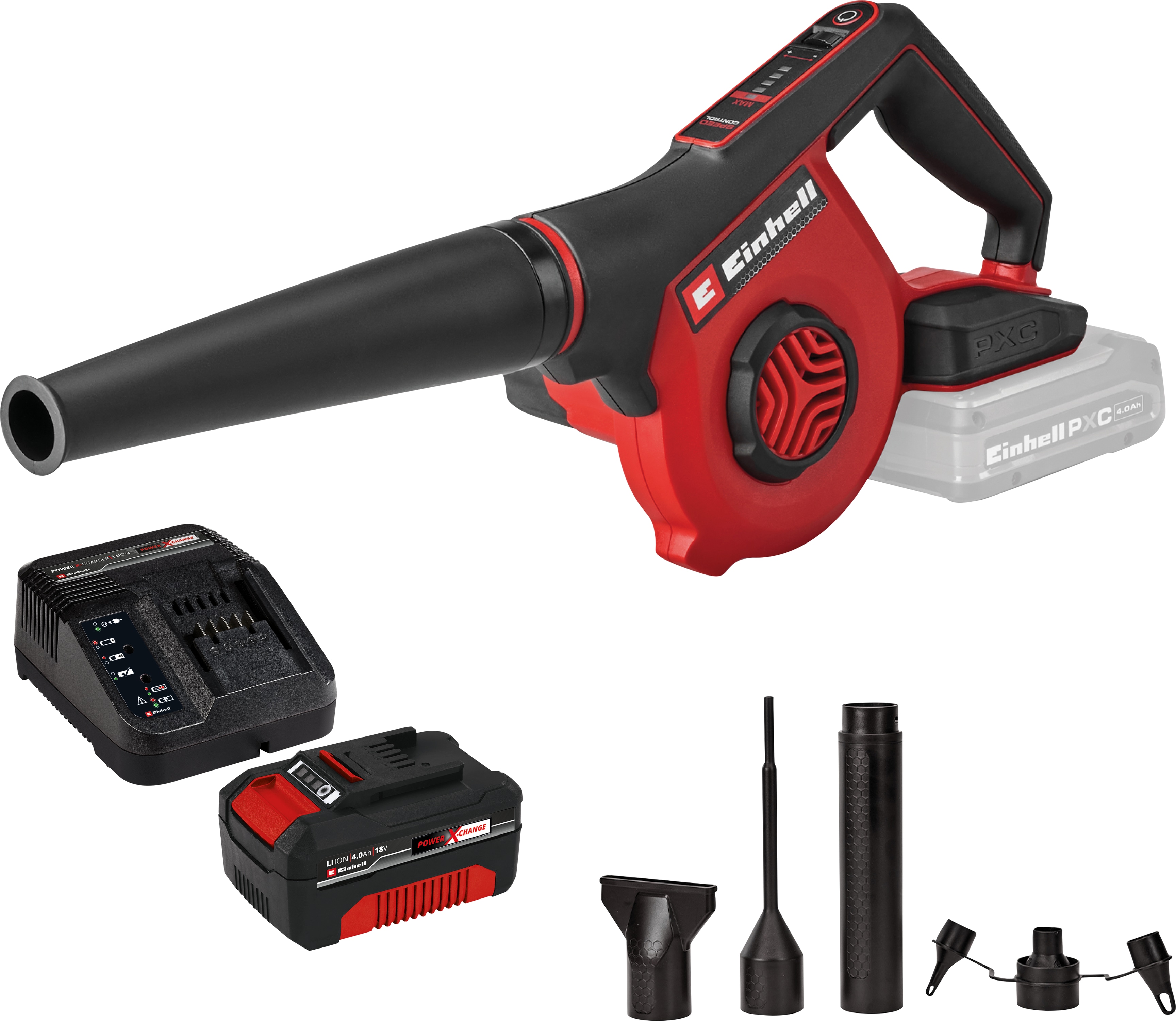 EINHELL Akku-Bläser TE-CB 18/270 Li+ + Starterkit 4,0 Ah EINHELL Akku-Bläser TE-CB 18/270 Li+ + Starterkit 4,0 Ah