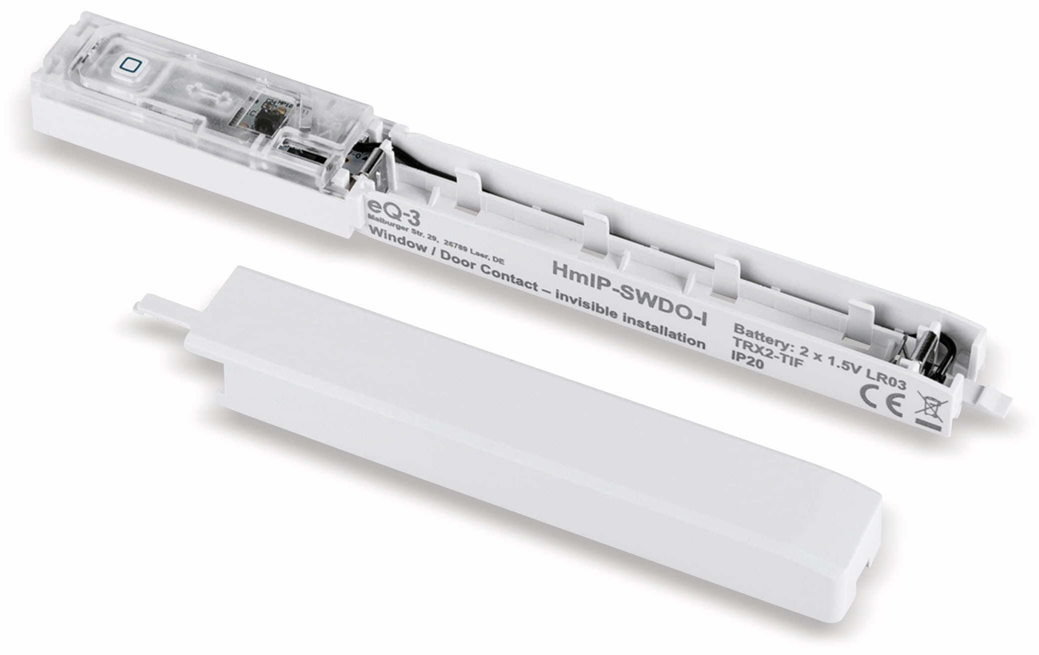 HOMEMATIC IP Smart Home 151039A0, Fenster- und Türkontakt, verdeckter Einbau