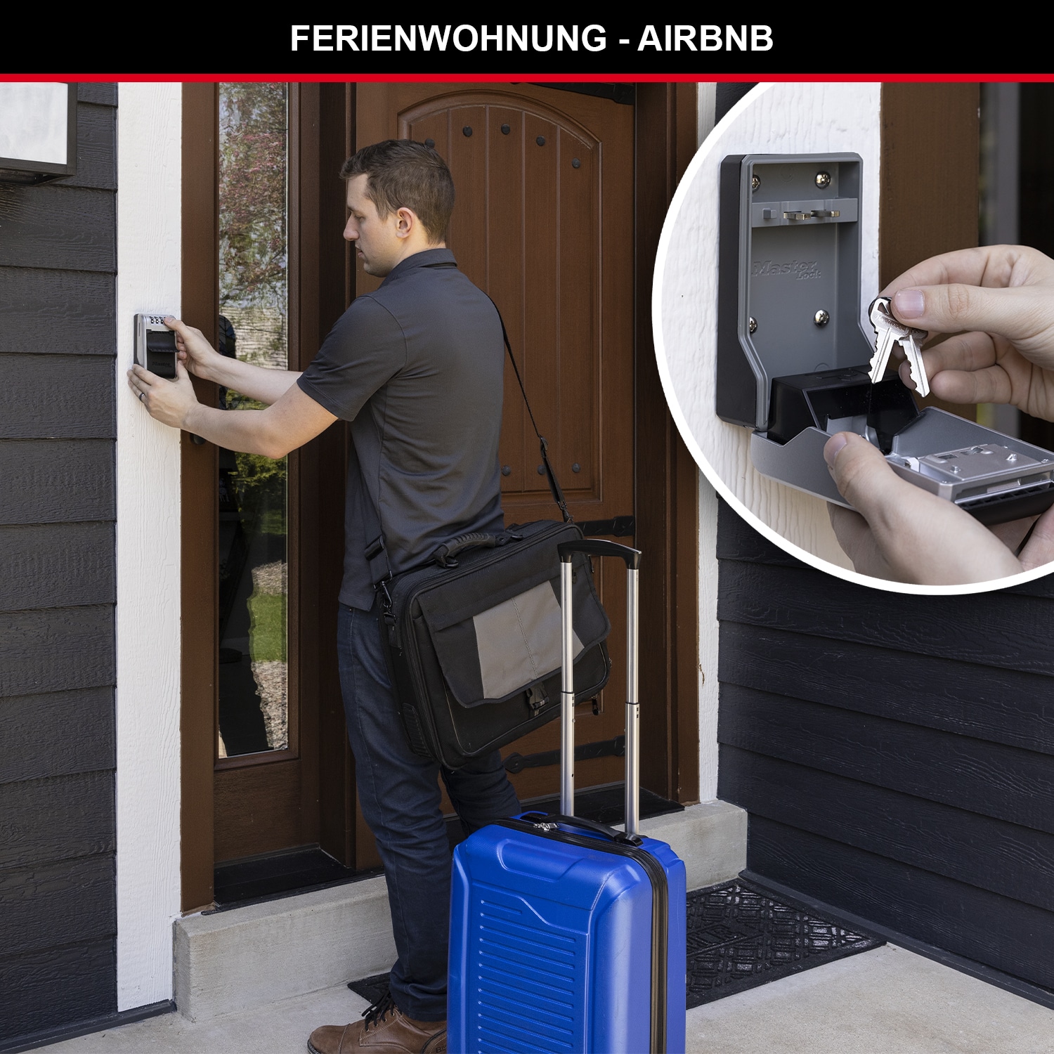 MASTERLOCK Schlüsselkasten 5481EUR, mit Wandmontage