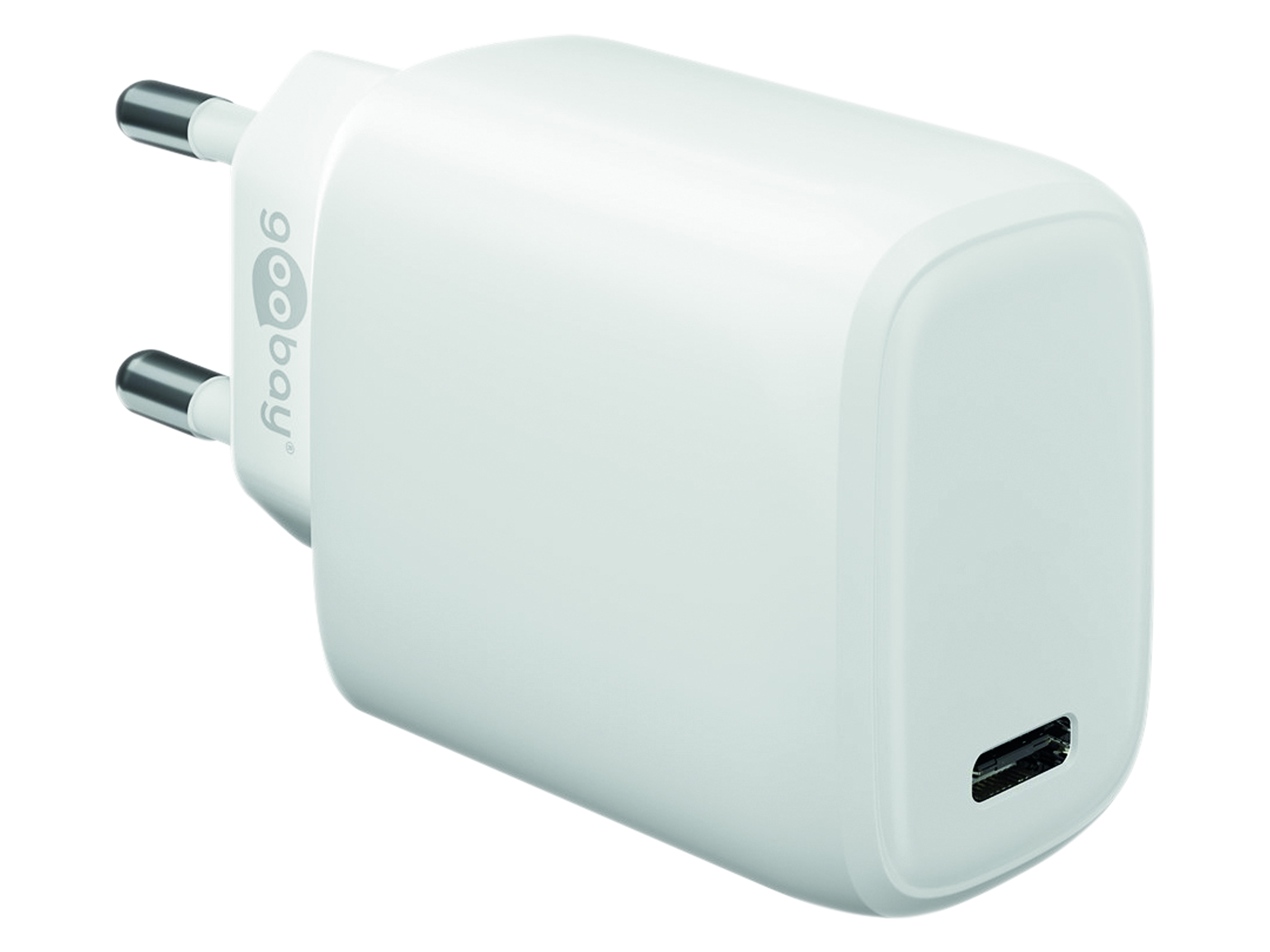 GOOBAY USB-Lader 53865, 5 V-, 3 A, 20 W, USB-C PD, weiß