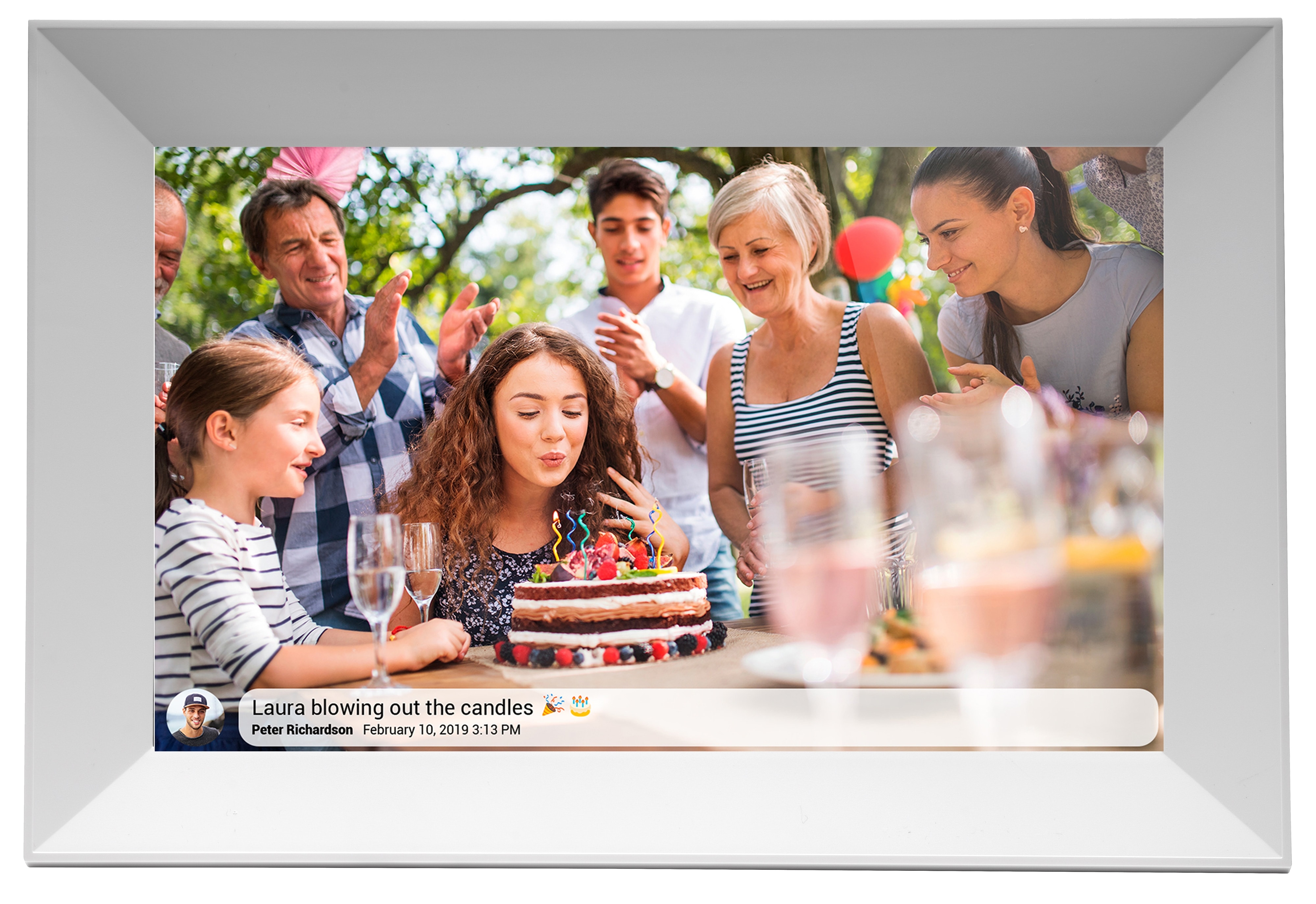 DENVER Digitaler Bilderrahmen PFF-1063W DENVER Digitaler Bilderrahmen PFF-1063W