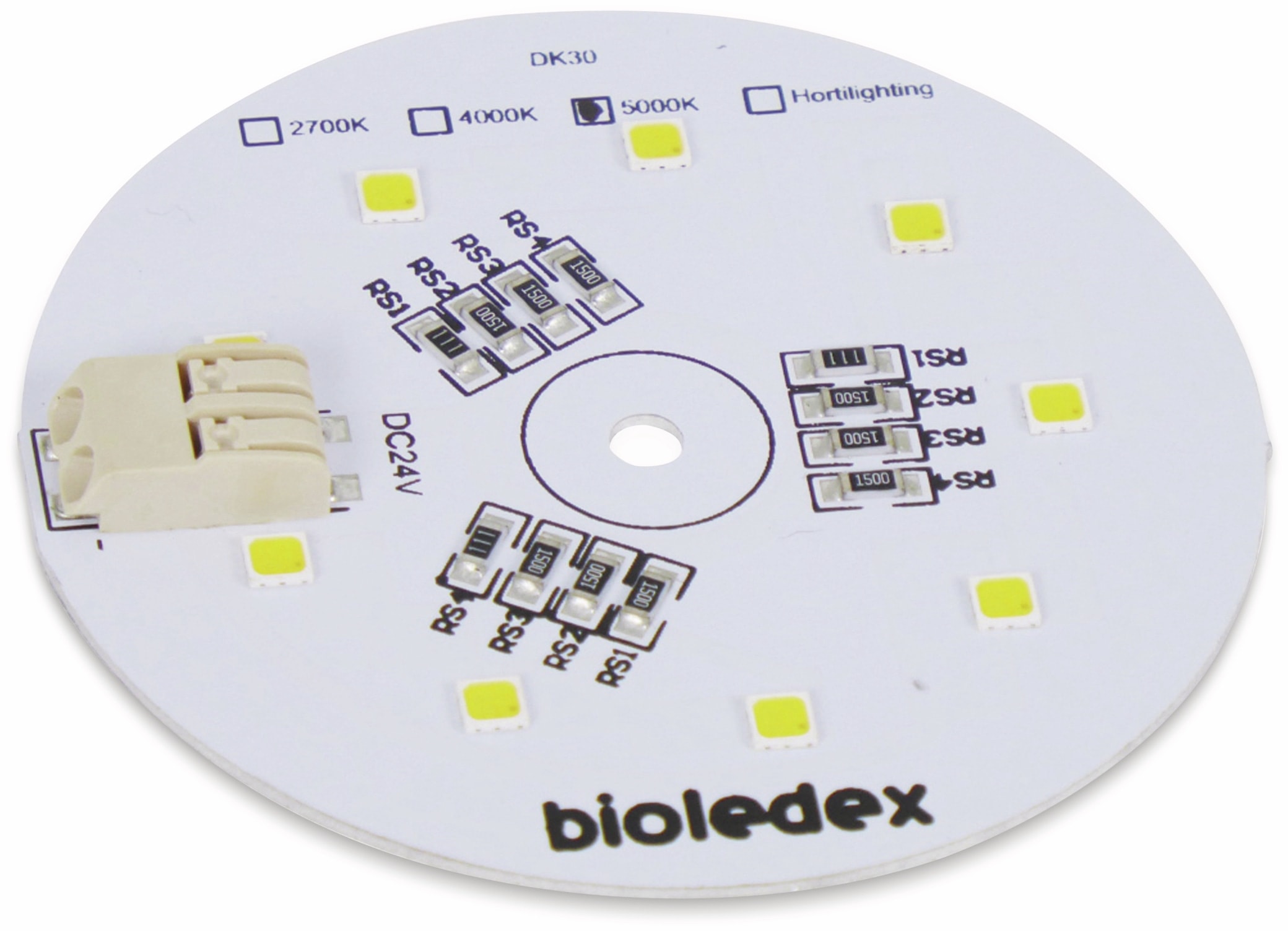 BIOLEDEX LED Modul für Pflanzenbeleuchtung, Ø60 mm, 24 V-, 9 W, 3500 K
