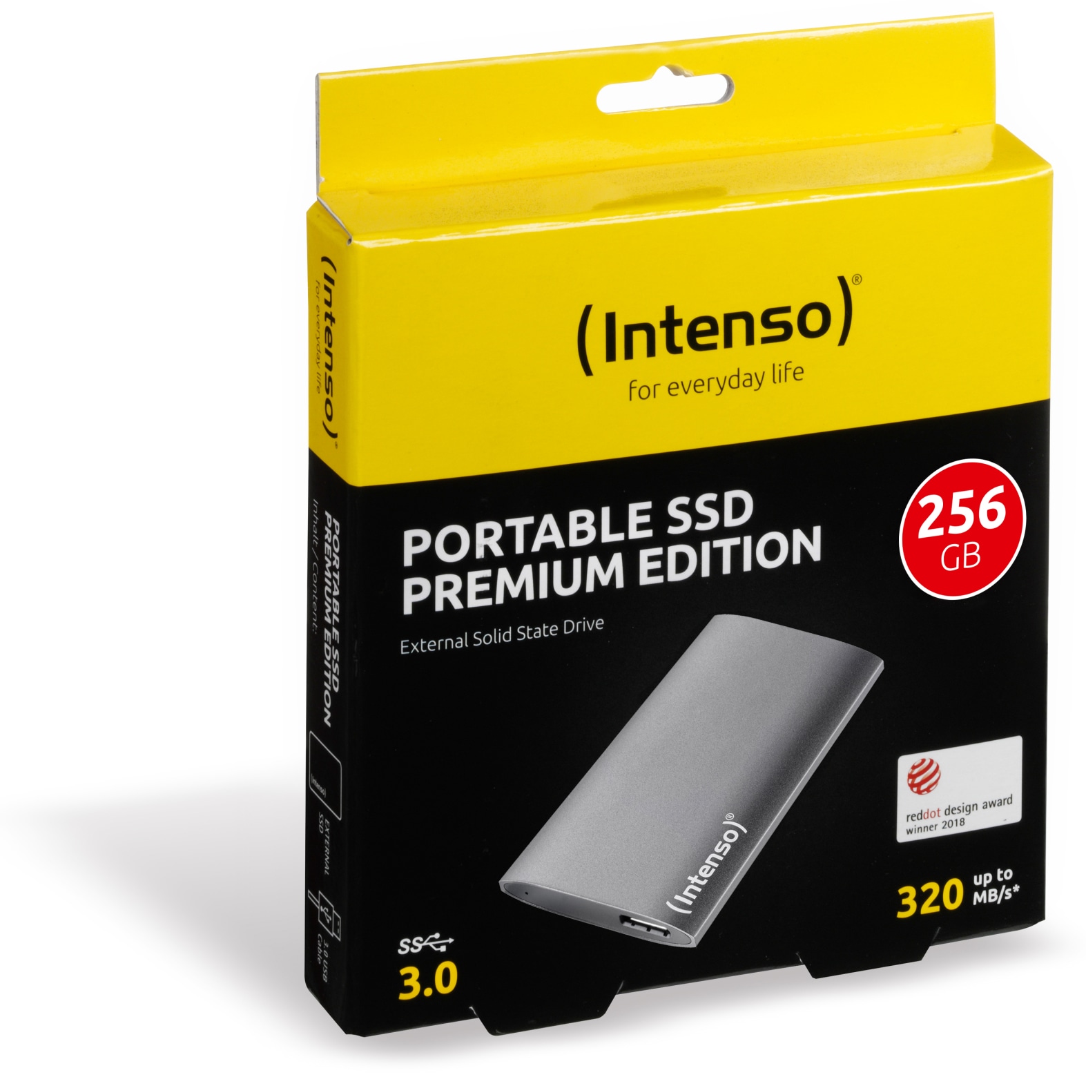 INTENSO USB 3.0-SSD Portable Premium Edition, 256 GB INTENSO USB 3.0-SSD Portable Premium Edition, 256 GB
