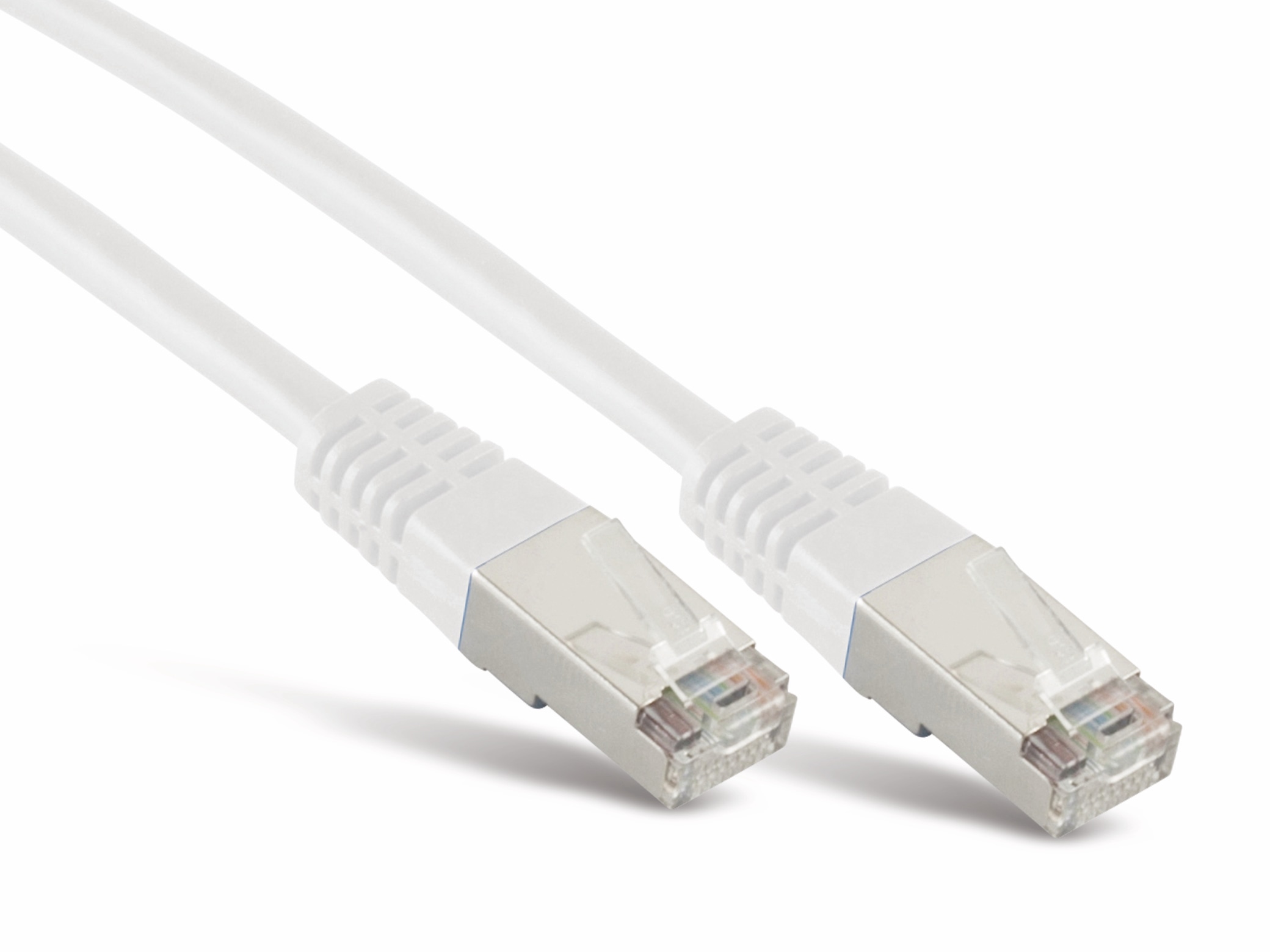 S-IMPULS CAT.6 Patchkabel, 5 m, weiß, S-FTP, PIMF