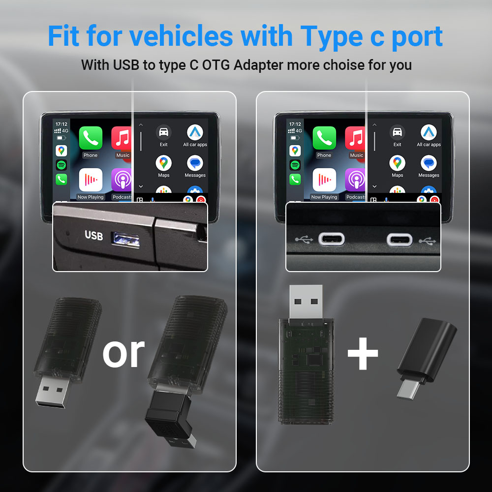 TECHNAXX USB-Dongle TX-346, Car Play & Android Auto