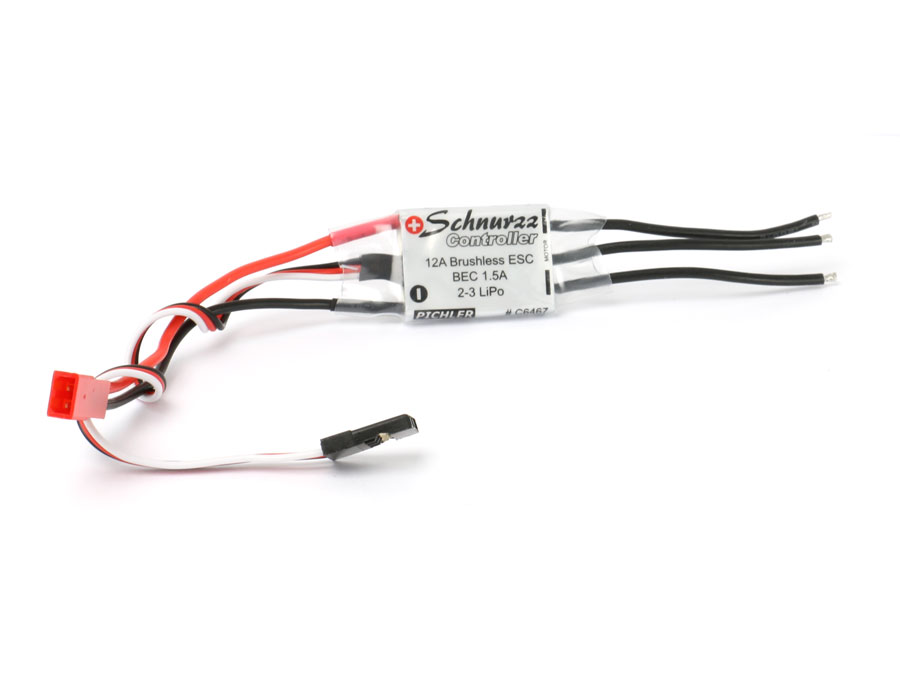 PICHLER Fahrtenregler Schnurzz 12A, Brushless PICHLER Fahrtenregler Schnurzz 12A, Brushless