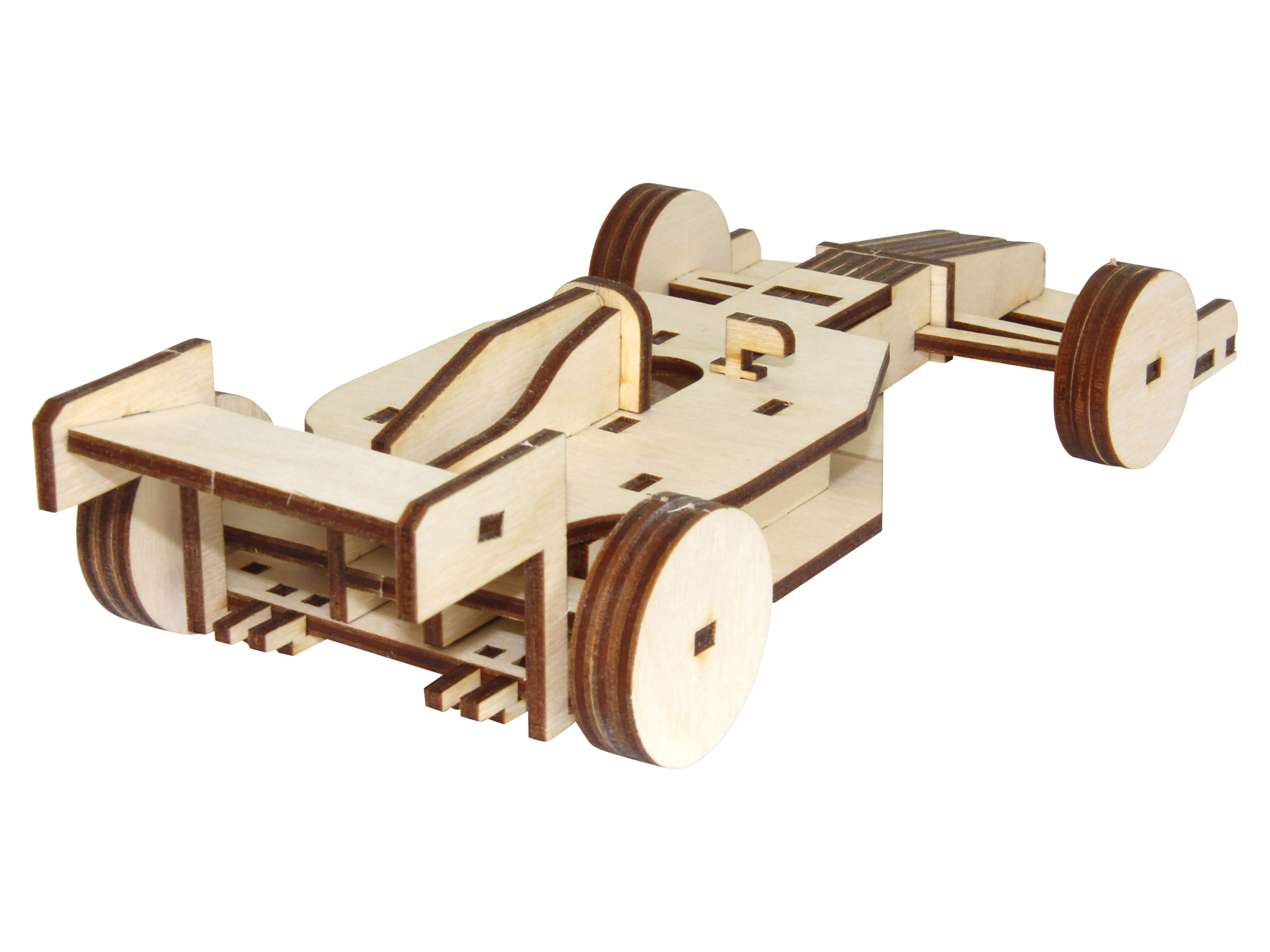 SOL-EXPERT 3D Holz Puzzle Rennwagen