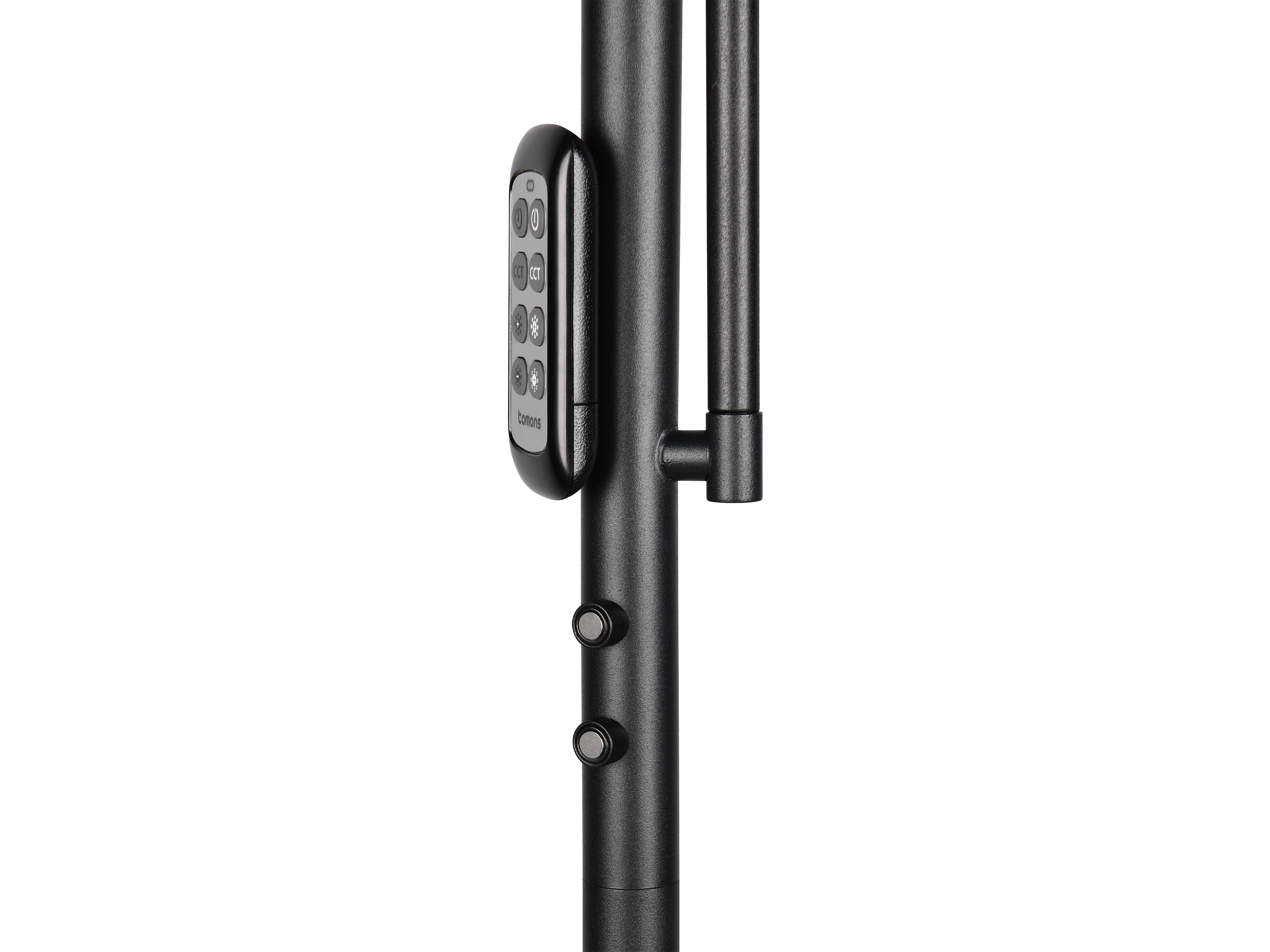 REALITY LED-Stehleuchte Palermo R45741132, 23W, 3000... 6500K, 2500lm, CCT, IP20, schwarz