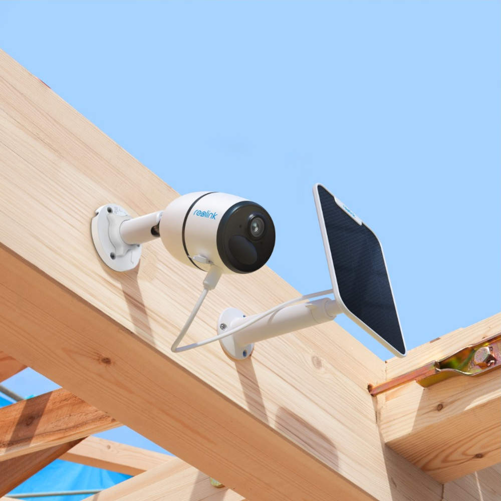 REOLINK Überwachungskamera Go Series, mit Solarpanel, außen, weiß REOLINK Überwachungskamera Go Series, mit Solarpanel, außen, weiß