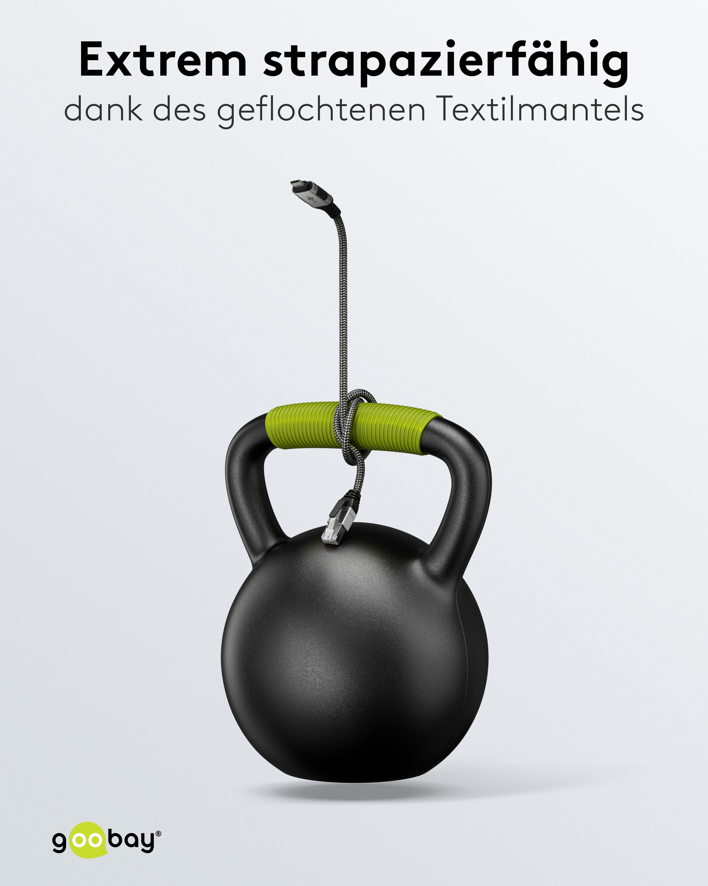 GOOBAY Ethernet-Kabel CAT6 USB-AC 3.1 auf RJ45 1m