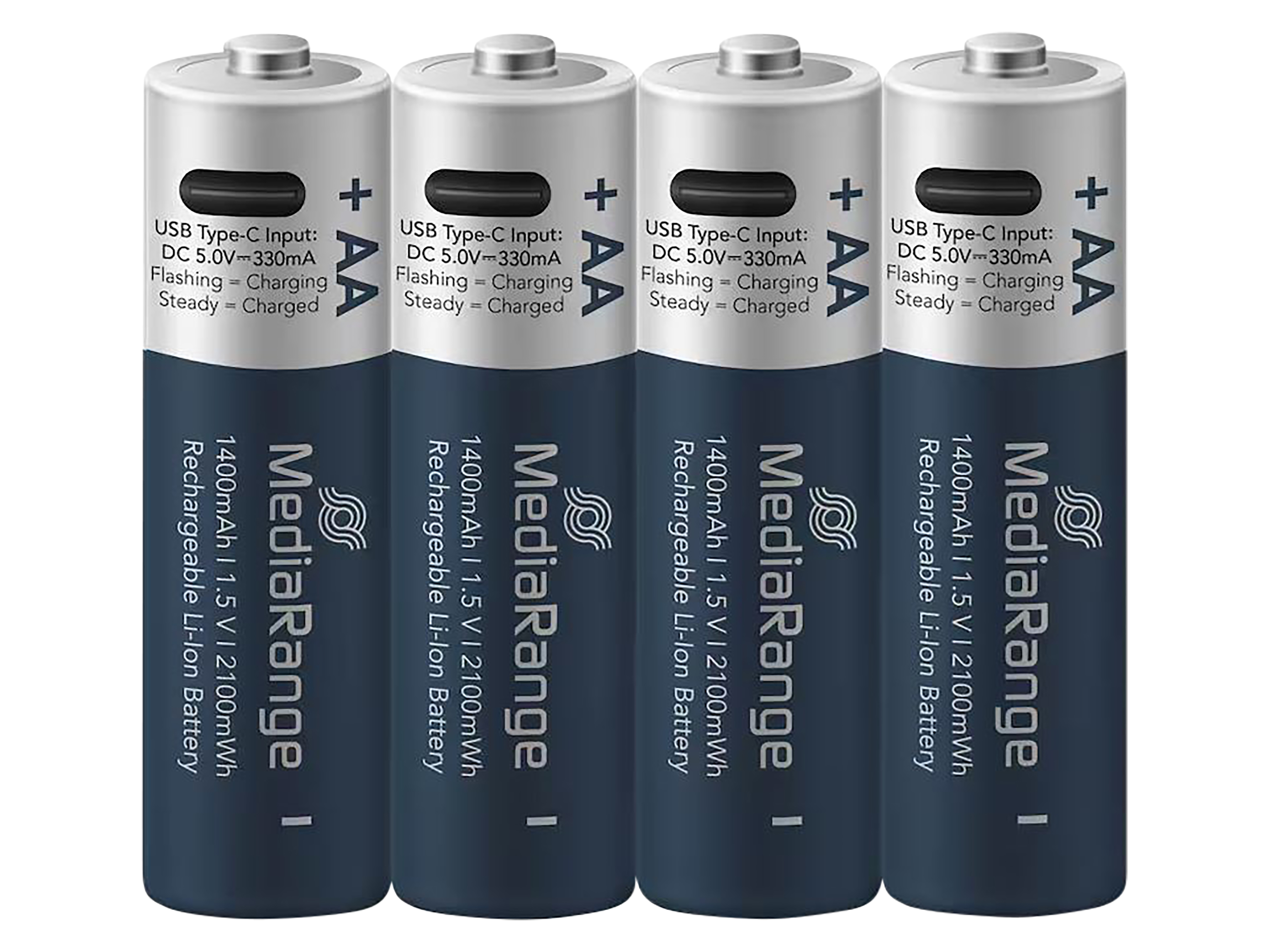 MEDIARANGE Li-Ion-Akku MRBAT161 AA 4er Pack