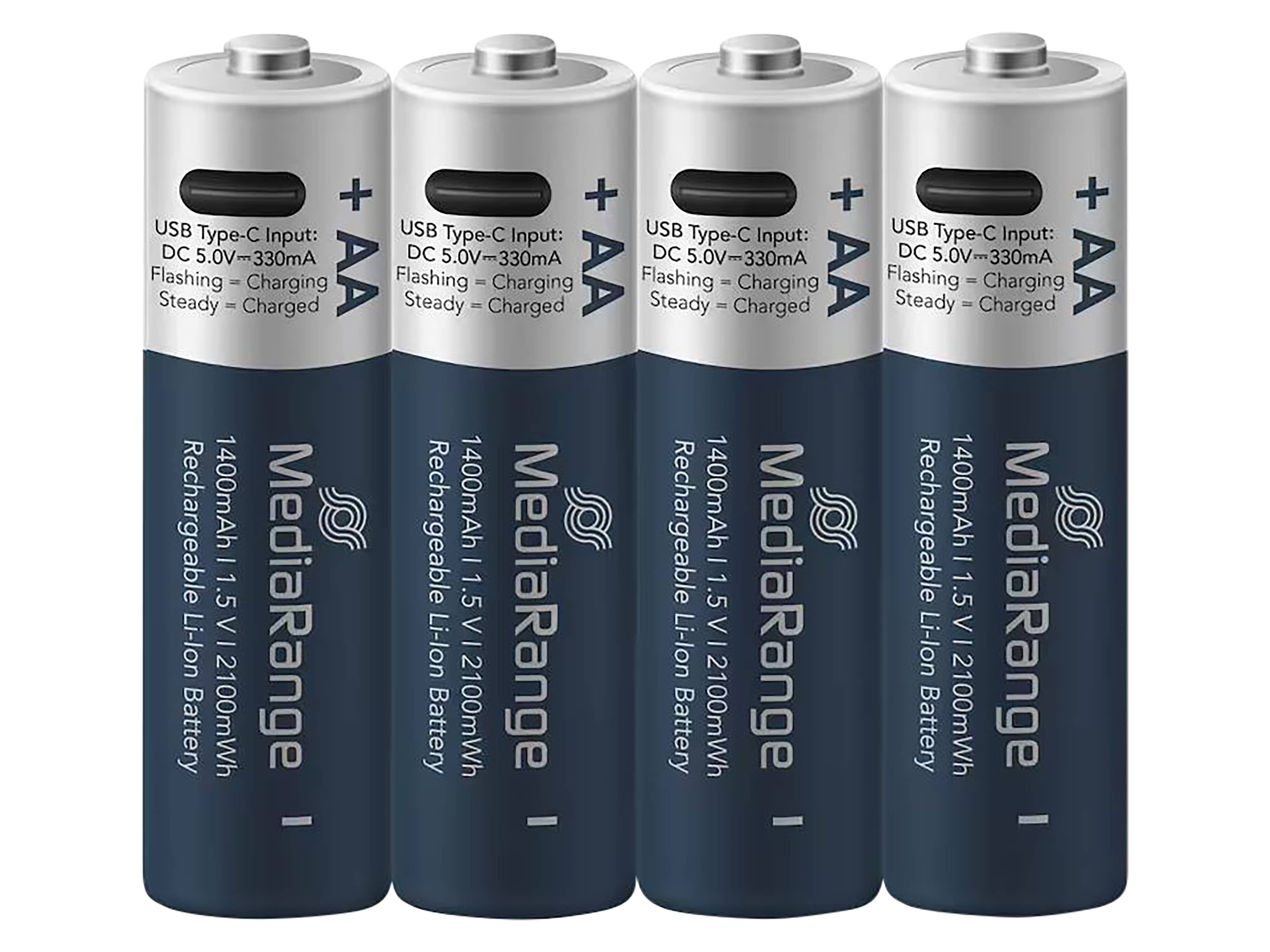 MEDIARANGE Li-Ion-Akku MRBAT161 AA 4er Pack