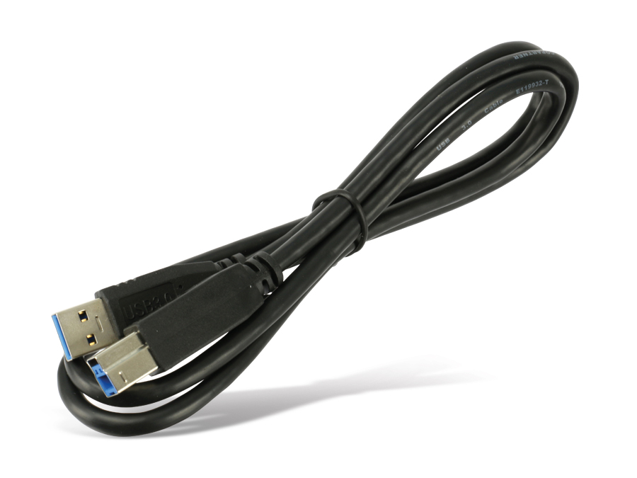 USB 3.0 Anschlusskabel, A/B, 1 m