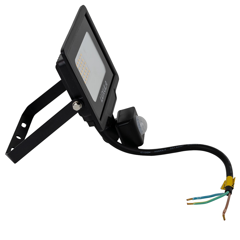 LUXULA LED-Fluter mit Bewegungsmelder, EEK: F, 20W, 2000lm, 3000K, schwarz LUXULA LED-Fluter mit Bewegungsmelder, EEK: F, 20W, 2000lm, 3000K, schwarz