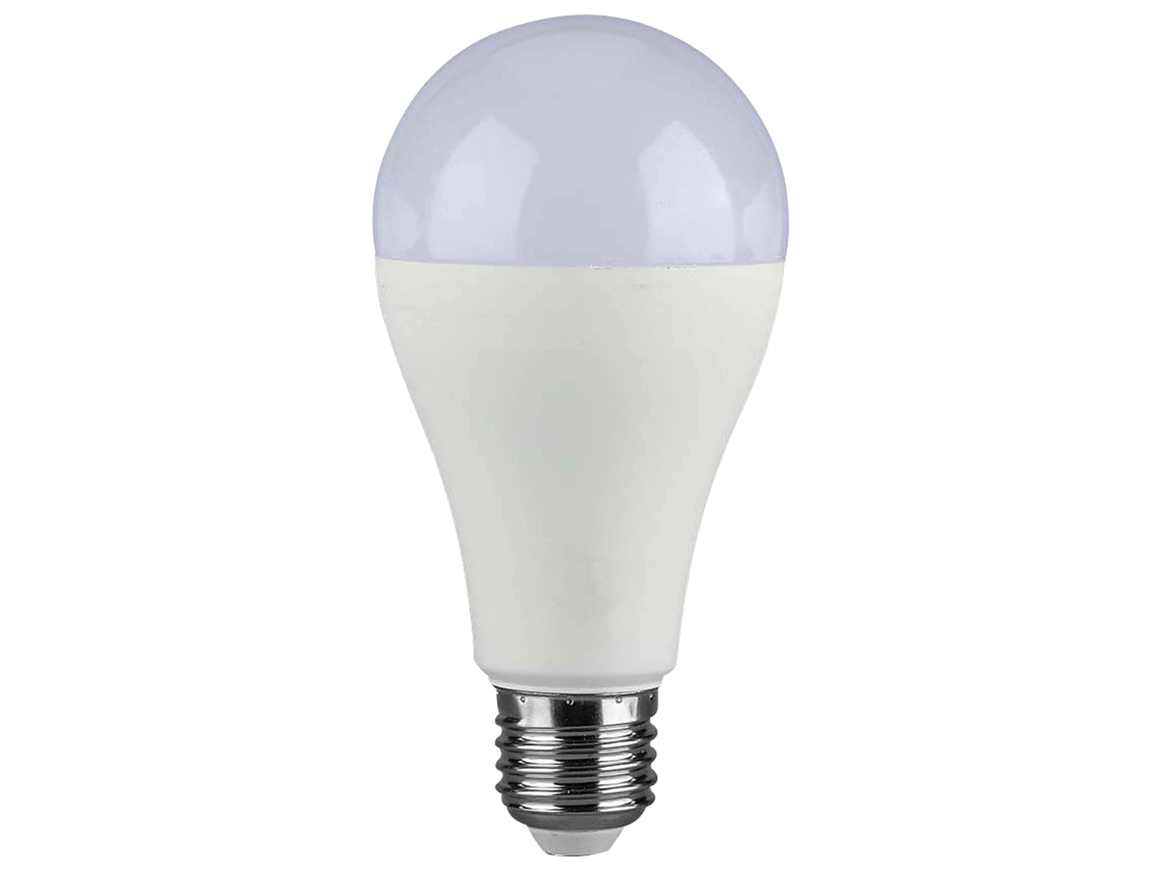 V-TAC LED-Lampe, Tropfenform, E27, EEK: F, 15W, 1521lm, 4000K