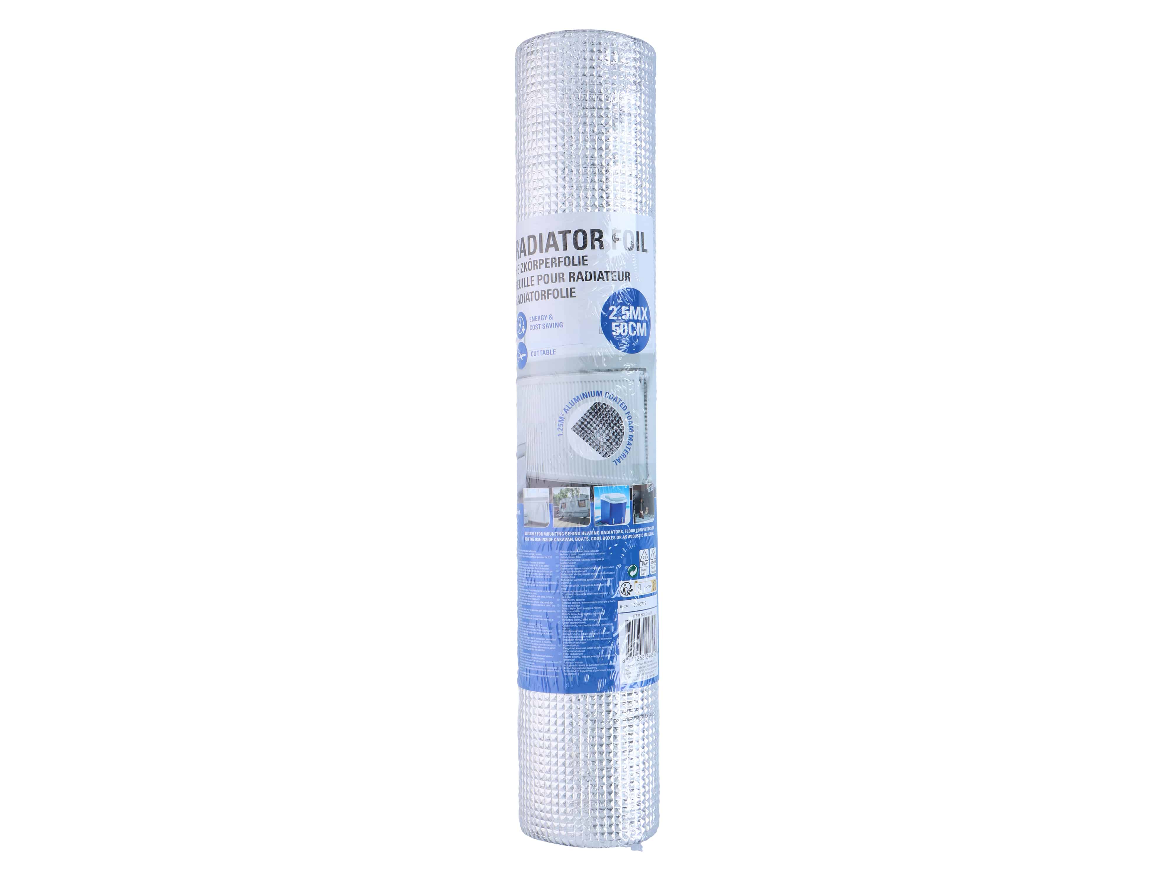 KINZO Heizkörperfolie 2,5mx50cm, zuschneidbar KINZO Heizkörperfolie 2,5mx50cm, zuschneidbar