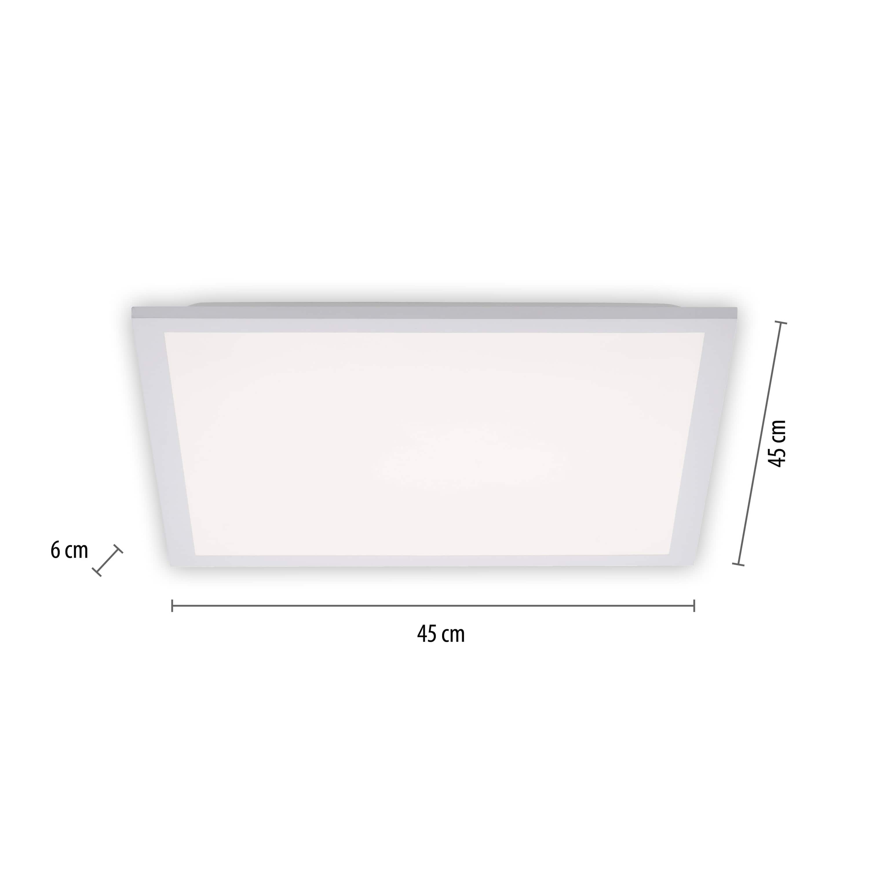 JUST LIGHT LED-Deckenleuchte 15600-16 weiß, 21,2 W, 2300lm, CCT, RGB, Fernbedienung JUST LIGHT LED-Deckenleuchte 15600-16 weiß, 21,2 W, 2300lm, CCT, RGB, Fernbedienung