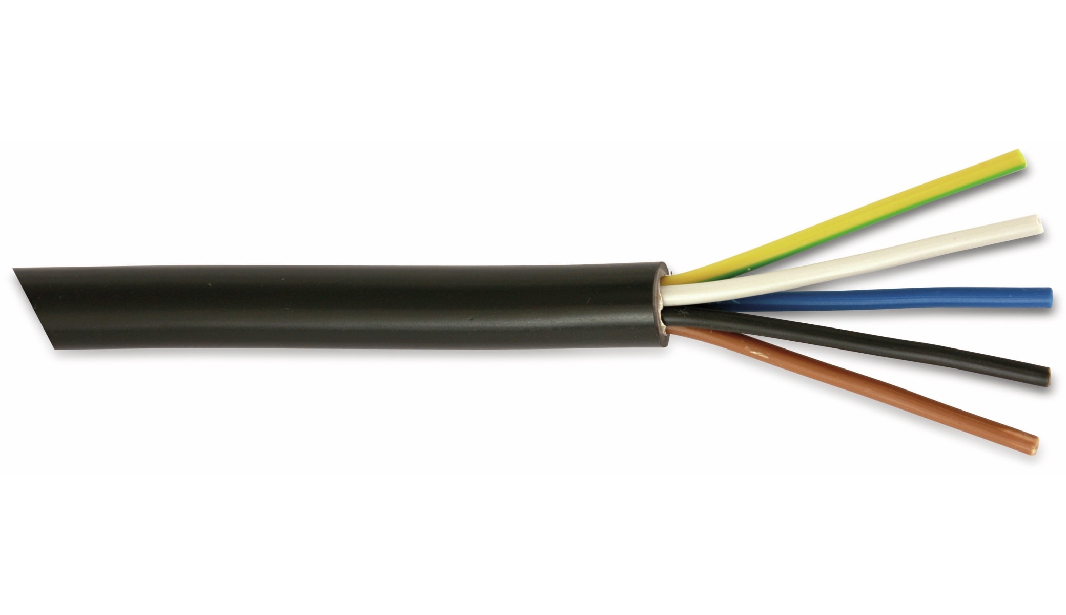 RAUTRONIC Erdkabel NYY-J 5x1,5mm², 25 m, schwarz RAUTRONIC Erdkabel NYY-J 5x1,5mm², 25 m, schwarz