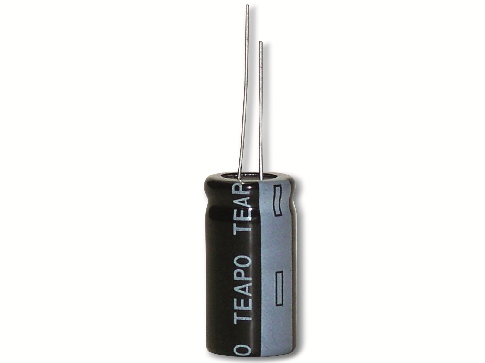 TEAPO Alu-Elko 22µF, 16V, radial, RM 2mm, KSH226M016S1A5C11K TEAPO Alu-Elko, KSH226M016S1A5C11K, 22uF, 16V, RM 2, radial, 105°C, 5x11mm