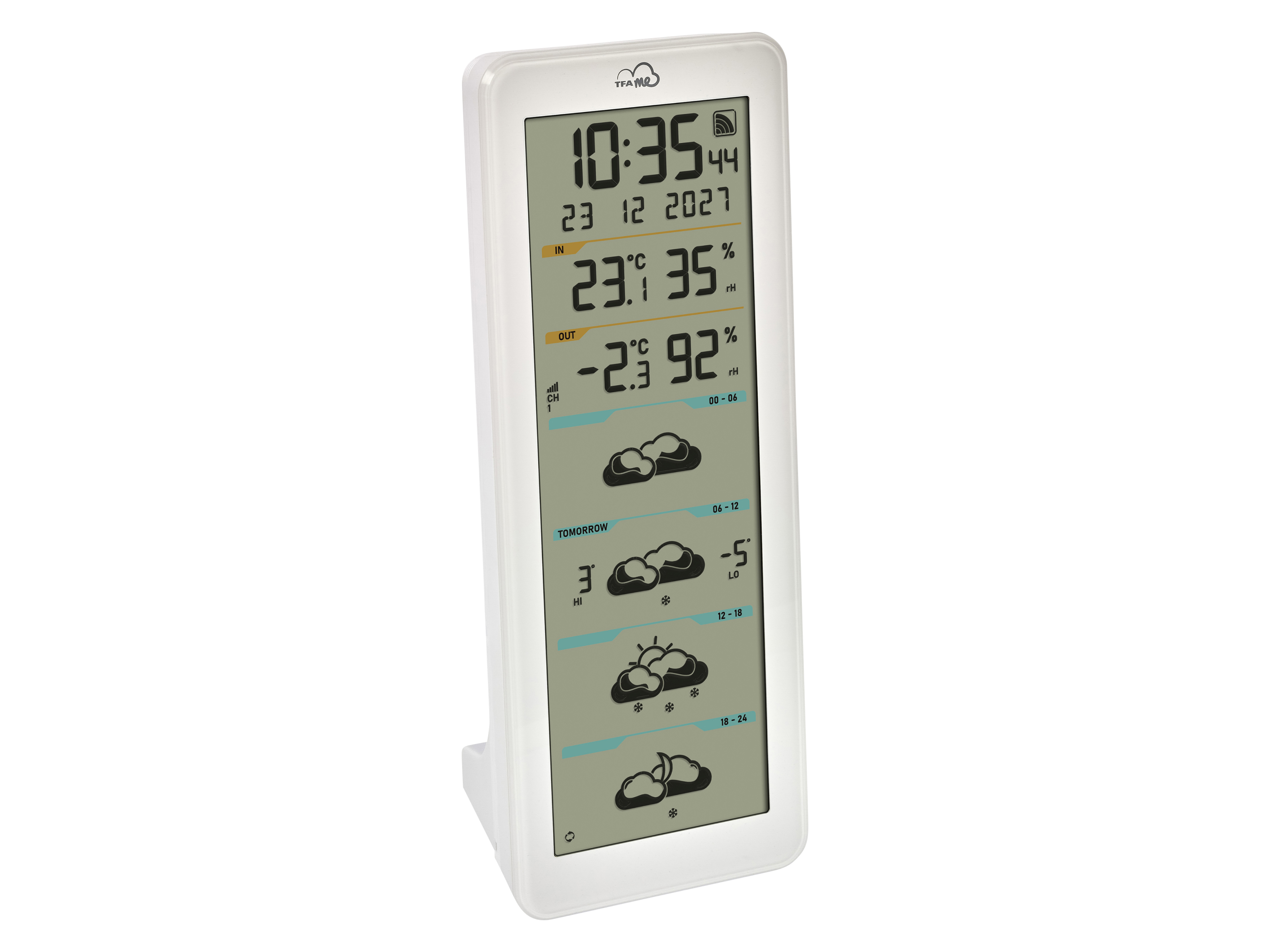 TFA WLAN Funk-Wetterstation TFA.me ID-06, weiß