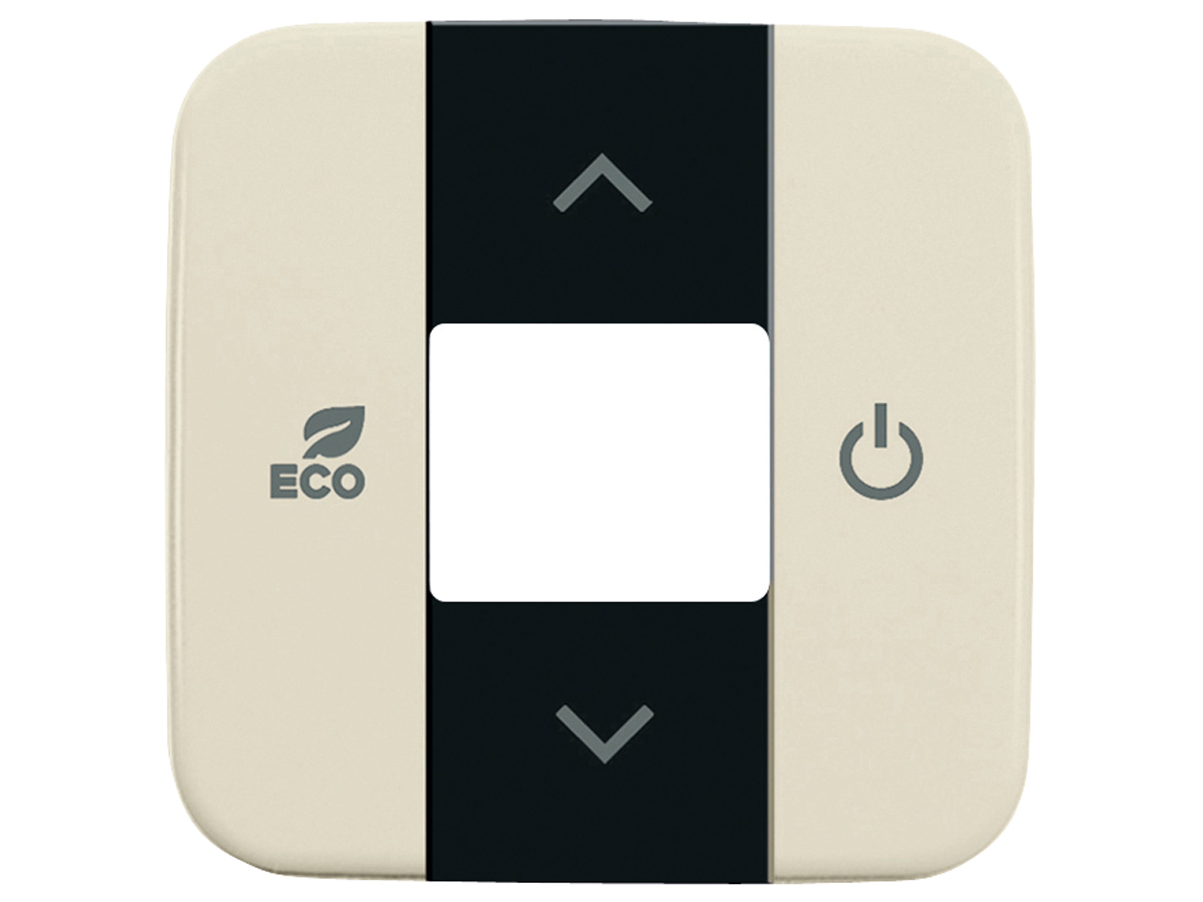 BUSCH-JAEGER Zentralscheibe 6235-212, für Raumtemperaturregler, perlweiß