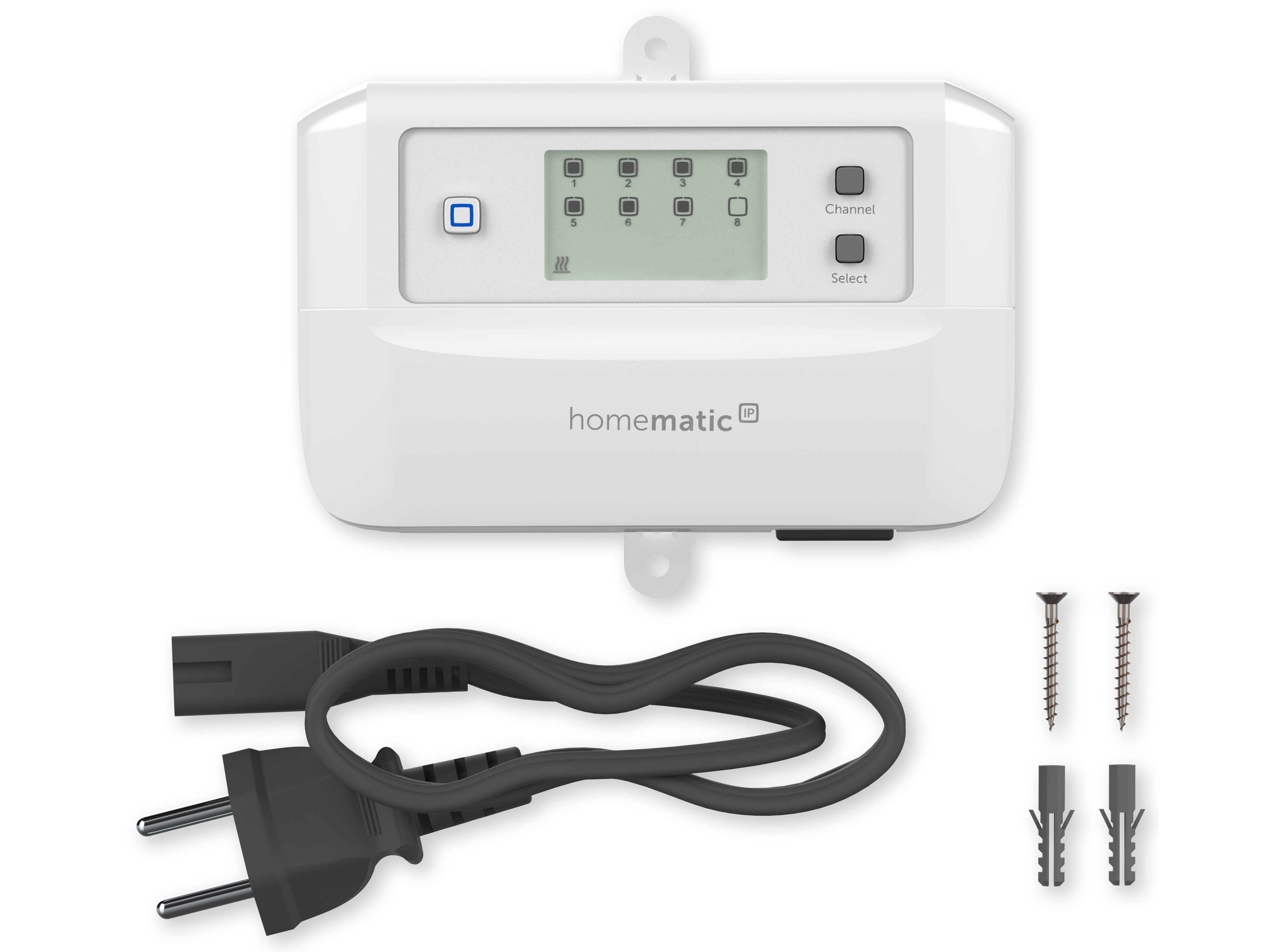HOMEMATIC IP Starterset Fußbodenheizung für 8 Räume