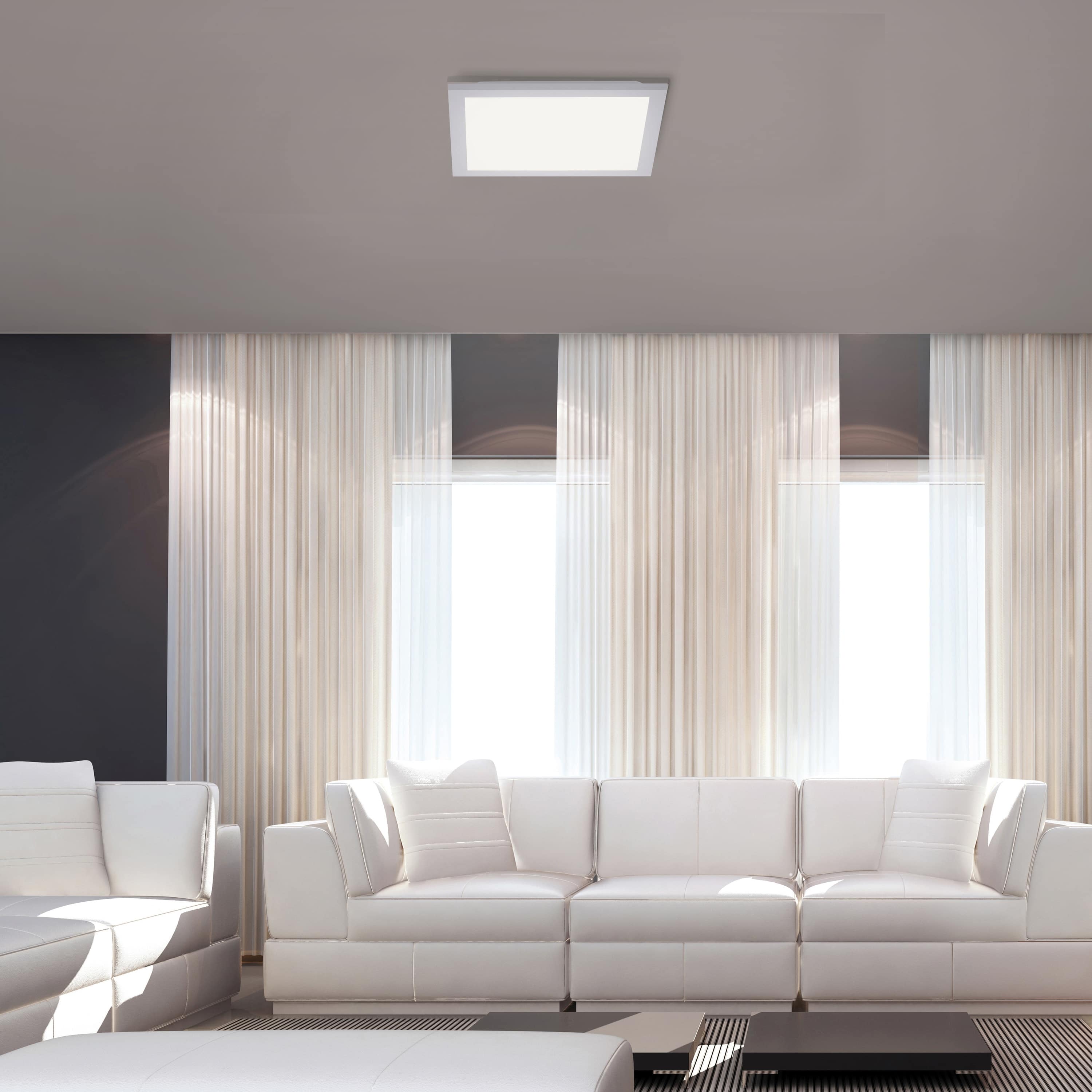 JUST LIGHT LED-Deckenleuchte 12200-16 weiss, 17 W, 1760 lm, 3000 K, einzeln schaltbar JUST LIGHT LED-Deckenleuchte 12200-16 weiss, 17 W, 1760 lm, 3000 K, einzeln schaltbar