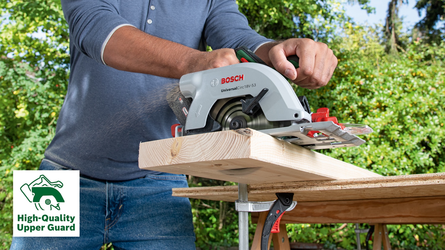 BOSCH Akku-Handkreissäge UniversalCirc 18V-53, 06033B1400, Solo BOSCH Akku-Handkreissäge UniversalCirc 18V-53, 06033B1400, Solo