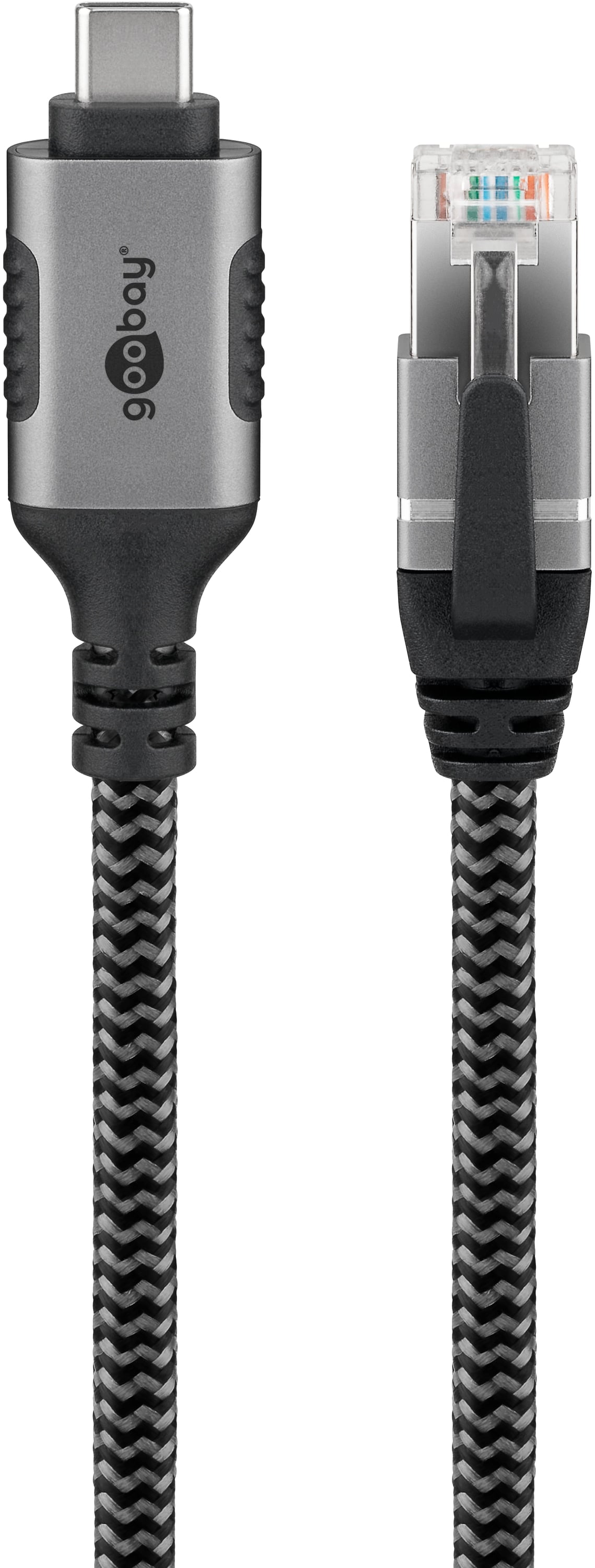 GOOBAY Ethernet-Kabel CAT6 USB-AC 3.1 auf RJ45 5m