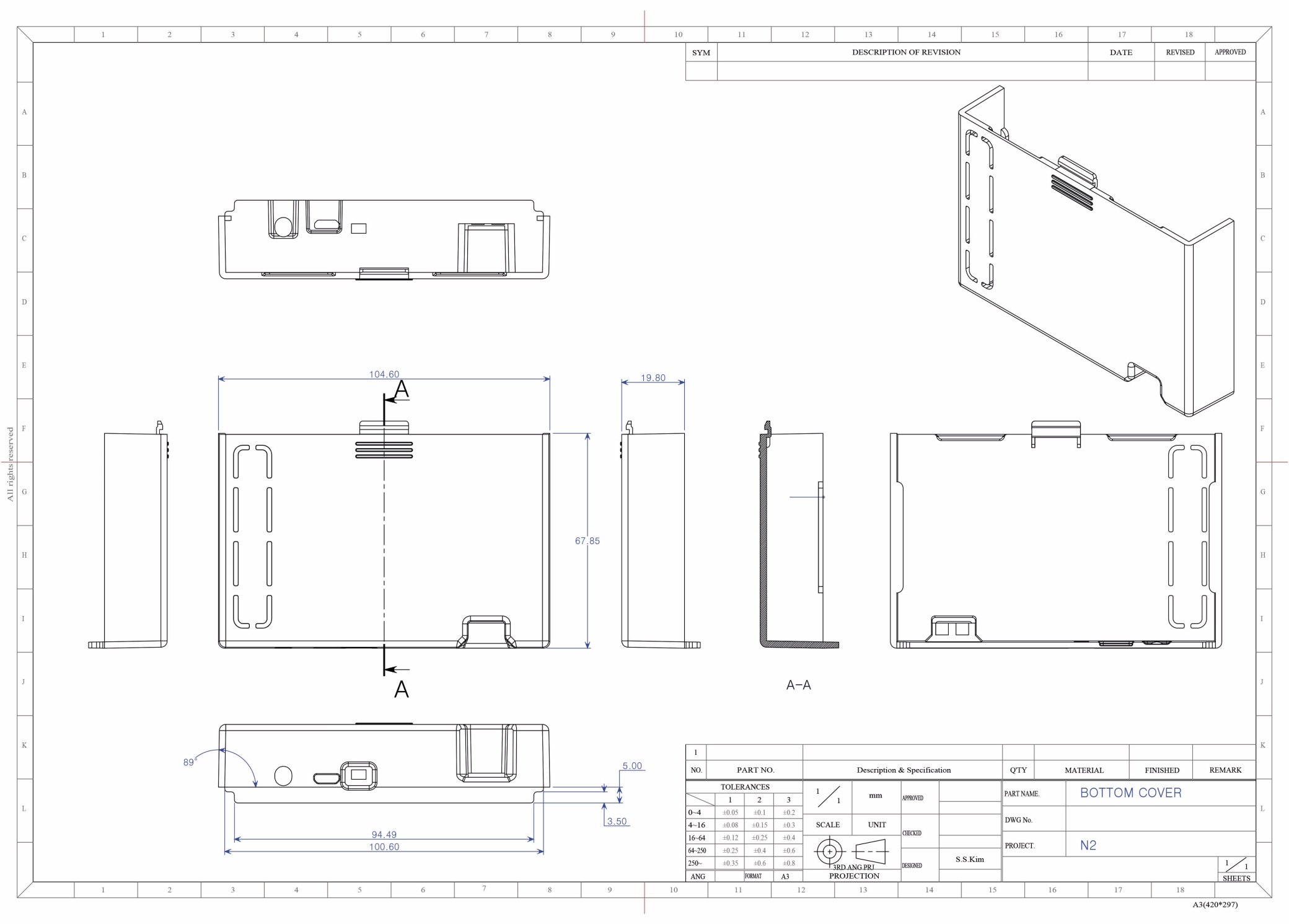 ODROID-N2 Gehäuse transparent