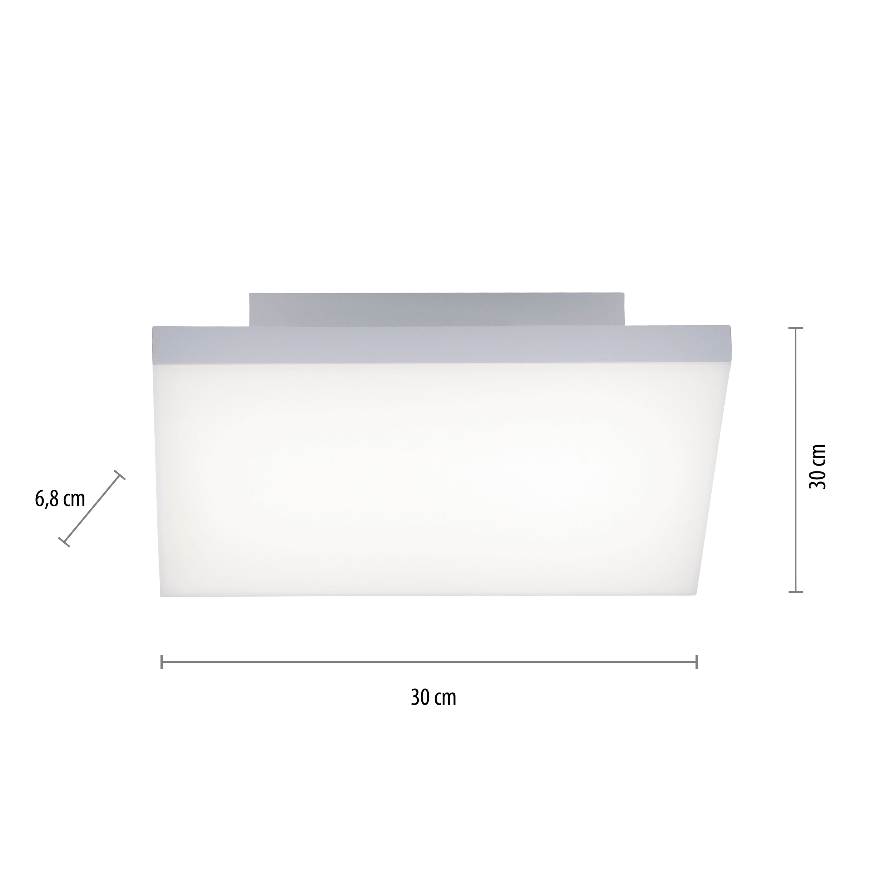 PAUL NEUHAUS LED-Deckenleuchte 8490-16 weiß, 17 W, 2200 lm, CCT
