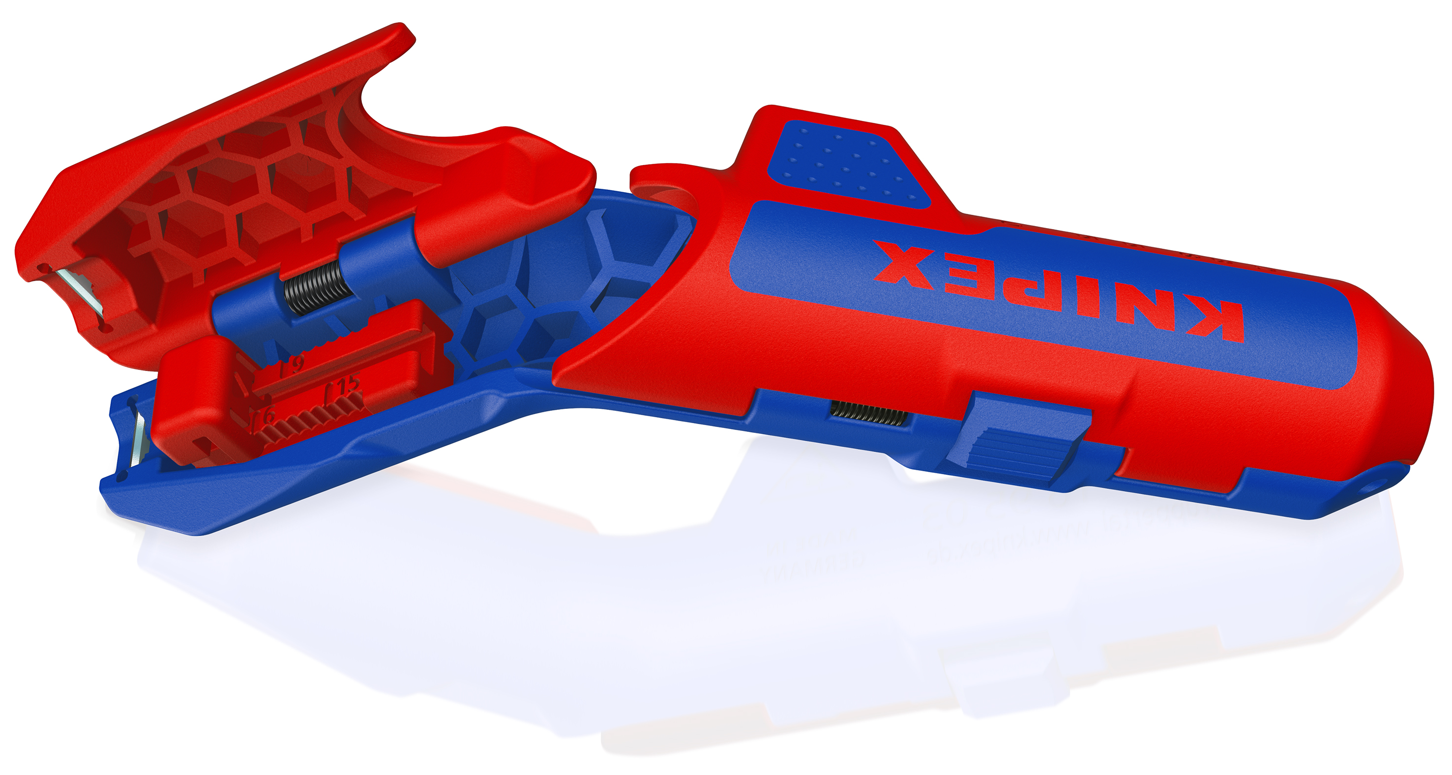 KNIPEX Abmantelungswerkzeug ErgoStrip PV, 16 95 03 SB
