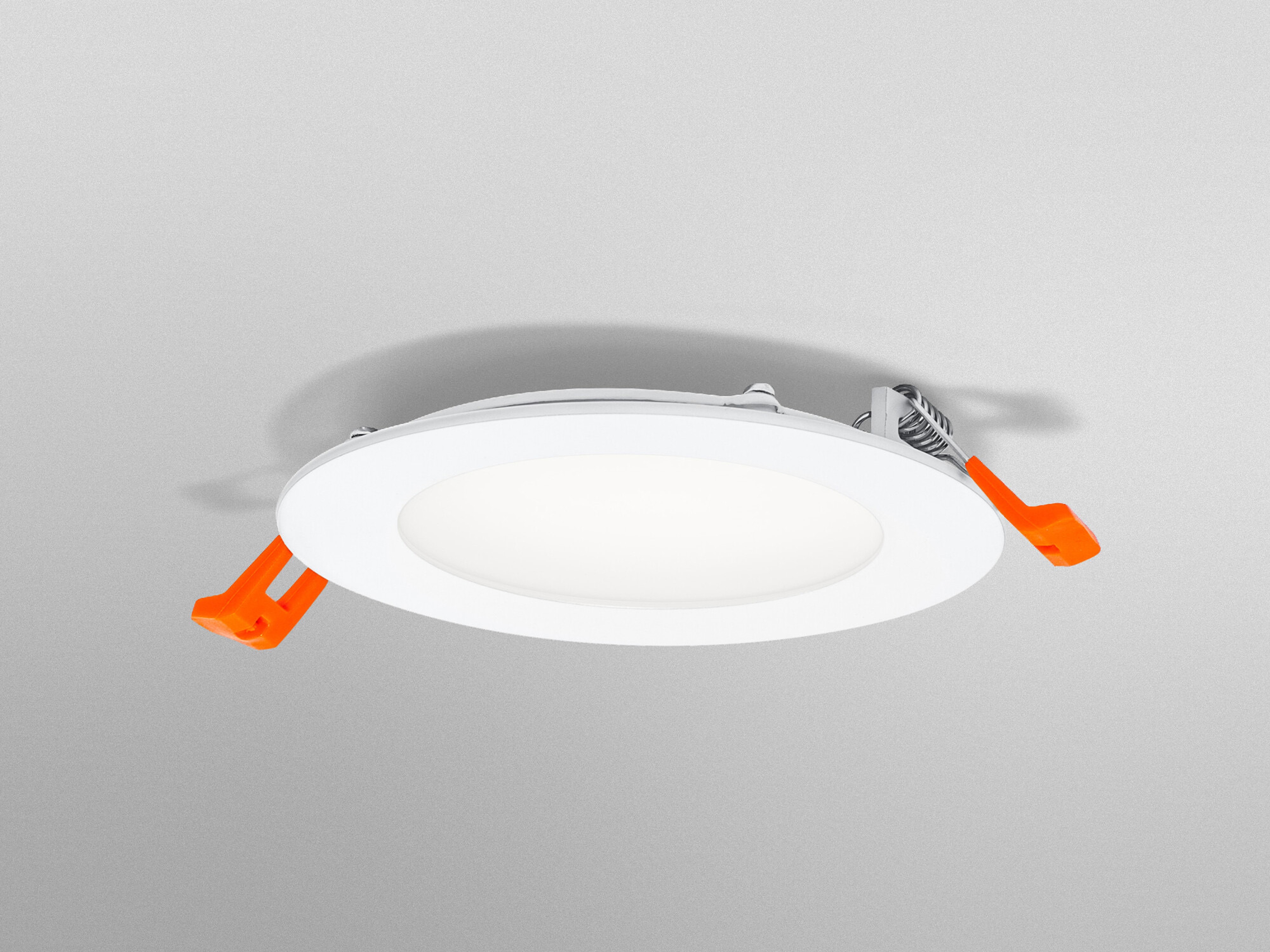 OSRAM LED-Einbauleuchte, ultra slim, 8W, 550lm, 4000K, IP20, Ø 120 mm, neutralweiß
