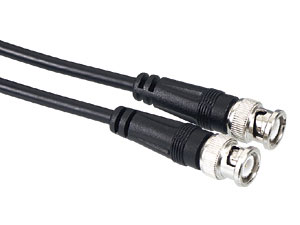 BNC-Kabel, 3m, 50Û, Stecker/Stecker, schwarz