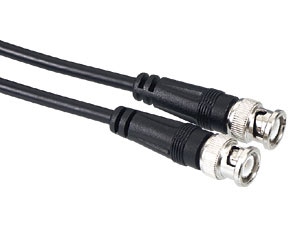 S-IMPULS BNC-Kabel, 3m, 50Ω, Stecker/Stecker, schwarz S-IMPULS BNC-Kabel, 3m, 50Ω, Stecker/Stecker, schwarz