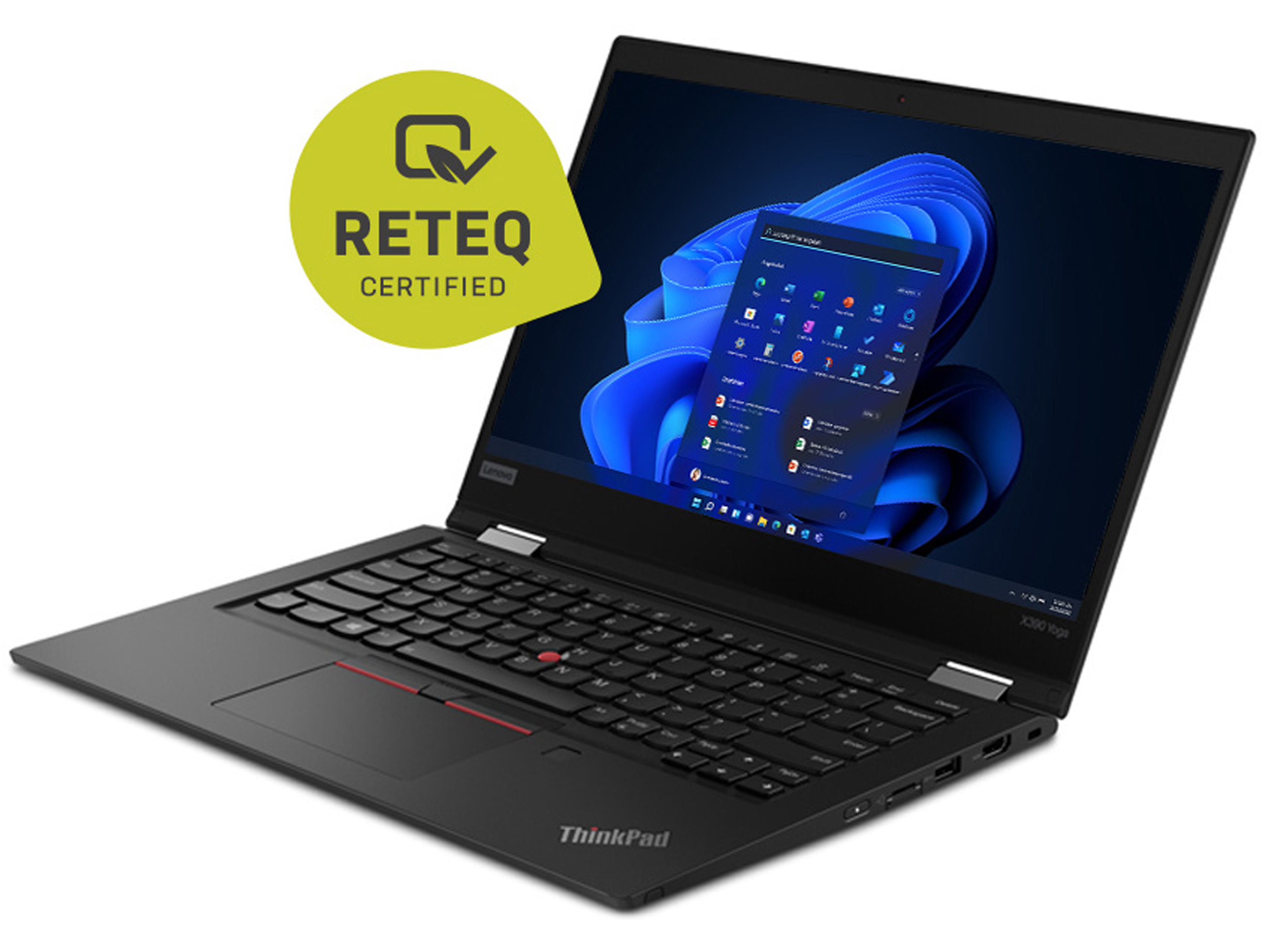 LENOVO Notebook ThinkPad X390 Yoga, 33,8 cm (13,3"), i7, 16GB, 1TB SSD, Win11P, refurbished LENOVO Notebook ThinkPad X390 Yoga, 33,8 cm (13,3"), i7, 16GB, 1TB SSD, Win11P, refurbished
