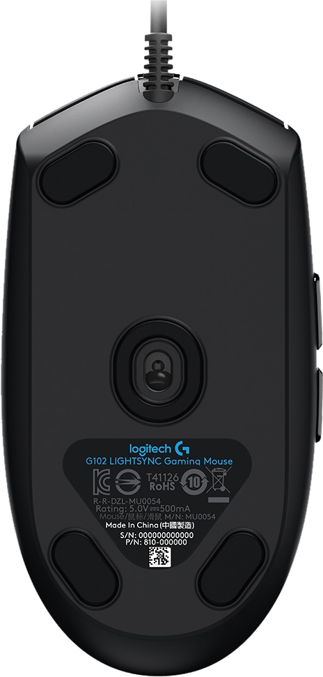 LOGITECH Gamingmaus G102 Lightsync schwarz LOGITECH Gamingmaus G102 Lightsync schwarz