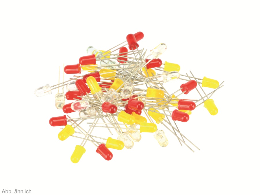 Leuchtdioden-Set, 5mm Ø, 60 Stück
