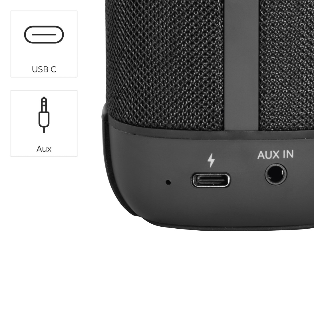 Bluetooth Lautsprecher HAMA "Tube 4.0", 35 W, Schwarz